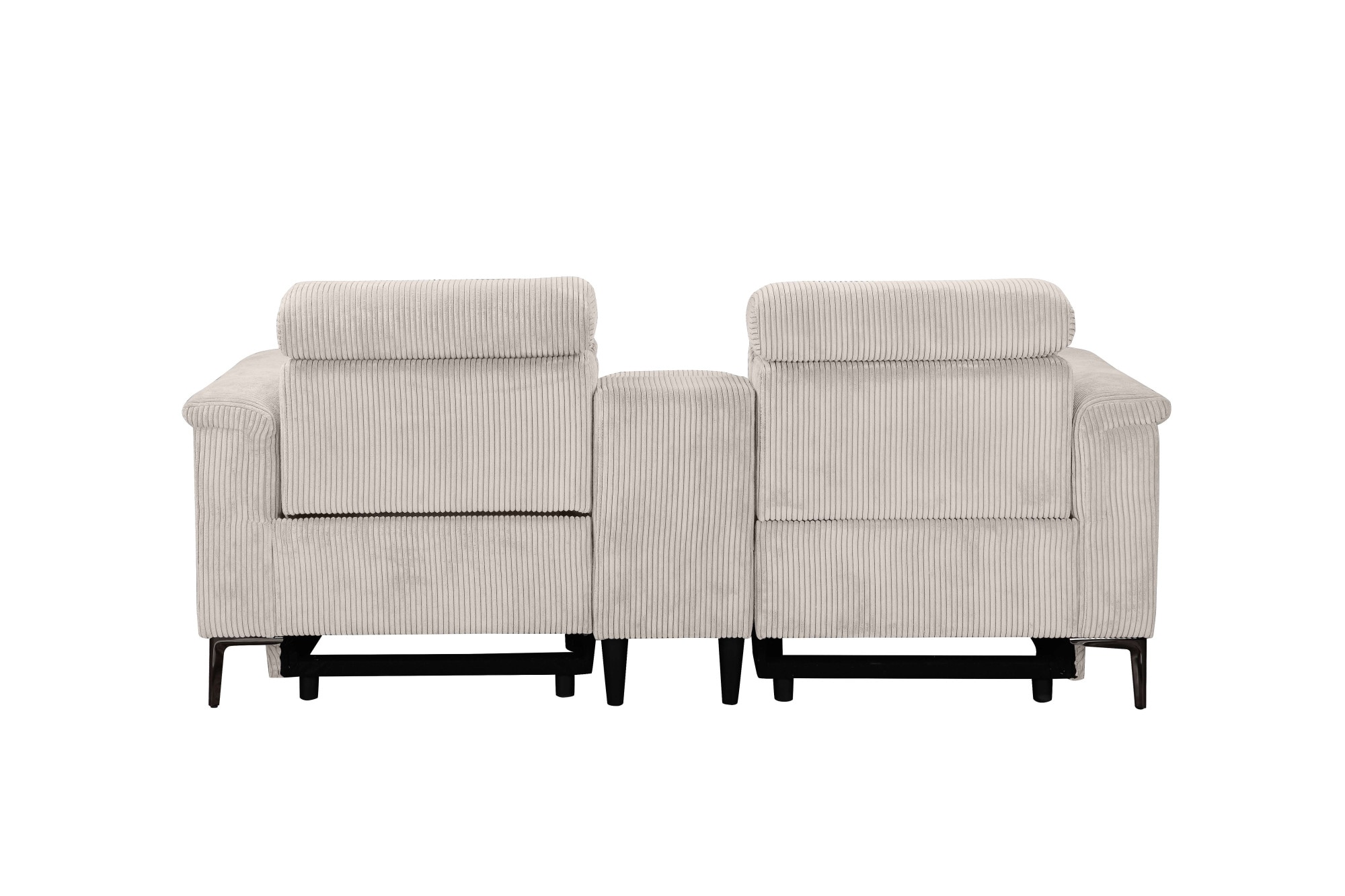 GOODproduct 2-Sitzer »LUND Cord, Relaxfunktion, TV-Sessel, manuell/elektrisch (USB-A)« m. elektrischer o. manueller Relaxfunktion, Getränkehalter u. Staufach