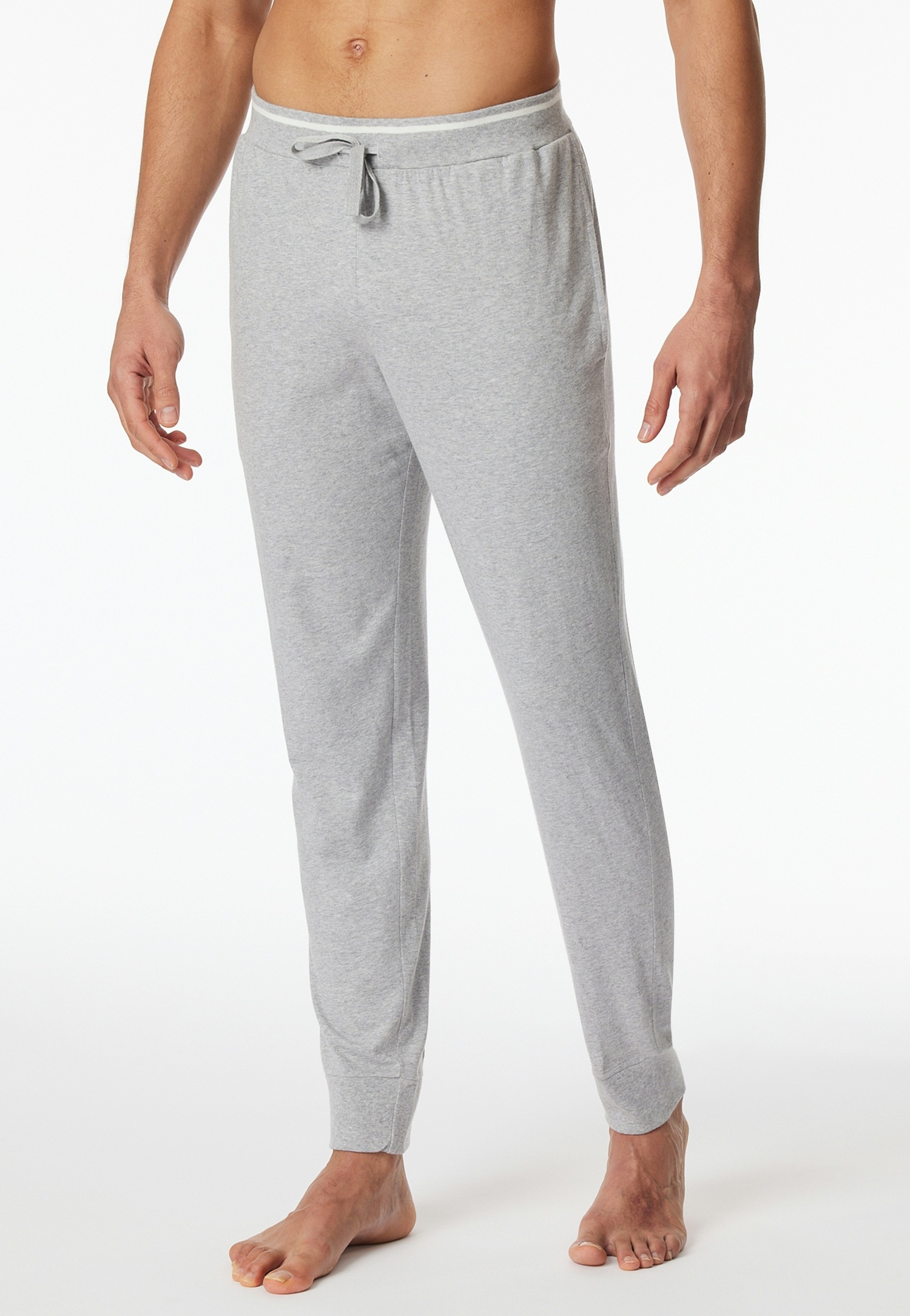 Schiesser Pyjamahose »Mix+Relax«  Reine Baumwolle, seitliche Taschen, Bindeband