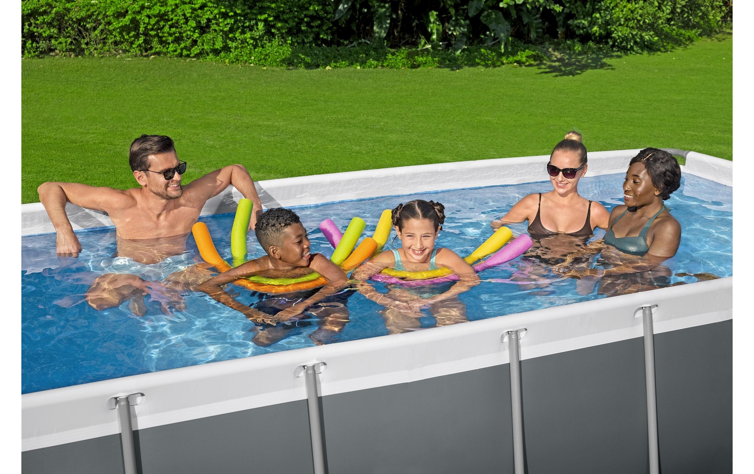 Bestway Whirlpool »Steel Pro MAX« Rechteckiges Aufstellpool-Set