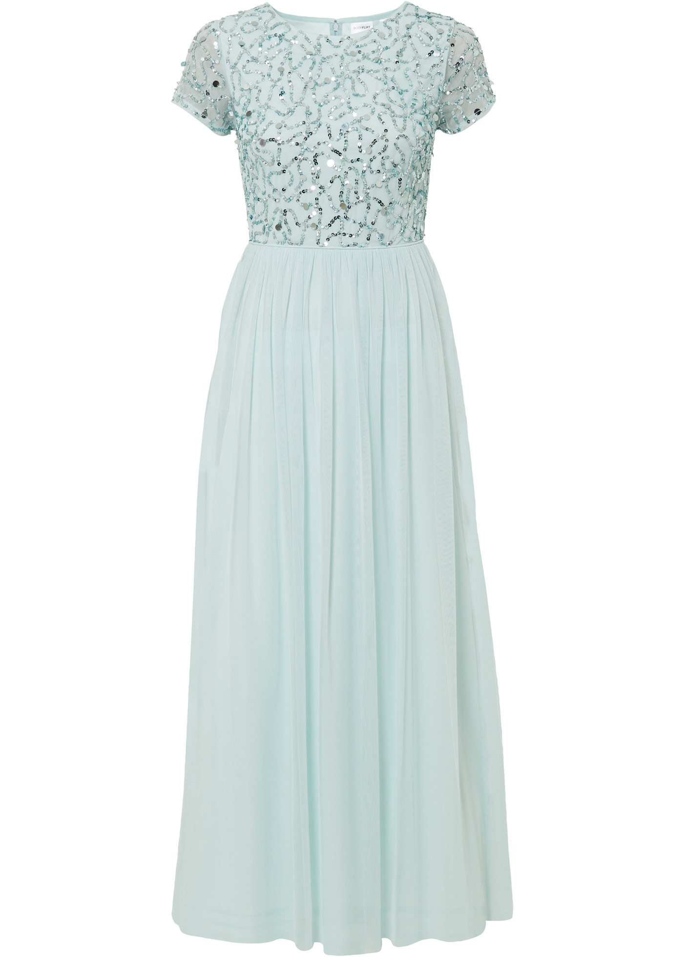 bonprix Maxi robe für festliche Anlässe, aus Polyester, ausgestellte Passform