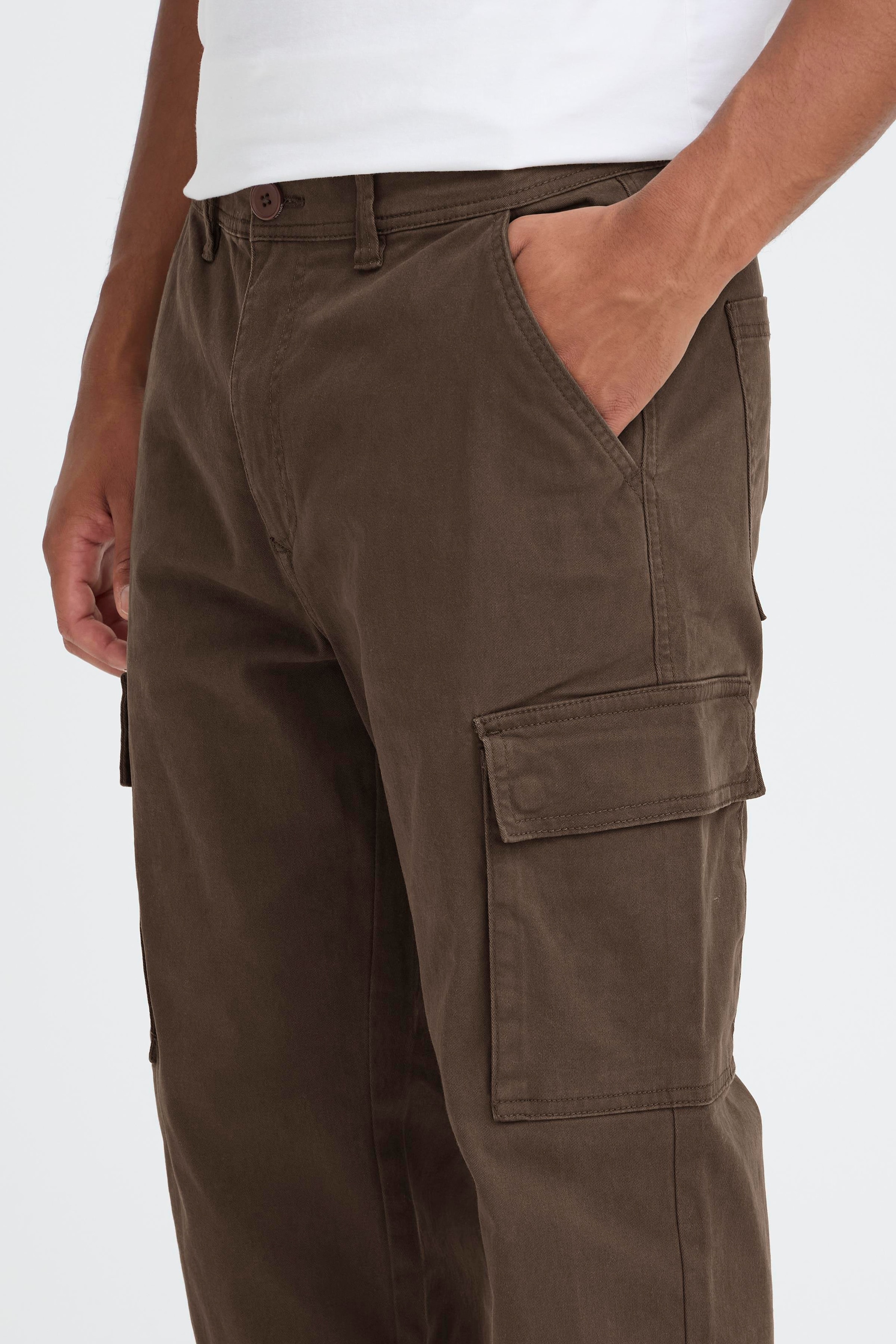 Blend Pantalon cargo »BHNATAN CARGO«  en mélange de coton, coupe ample, coupe longueur cheville