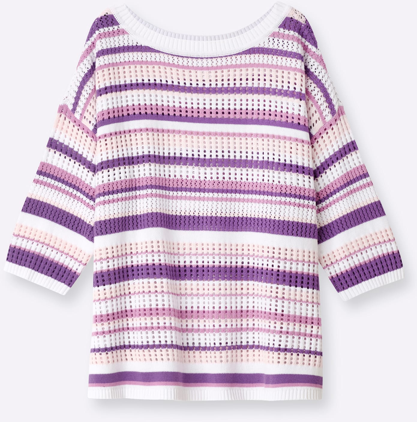 Sheego Pull à manches 3/4 »3/4-Arm-Pullover«