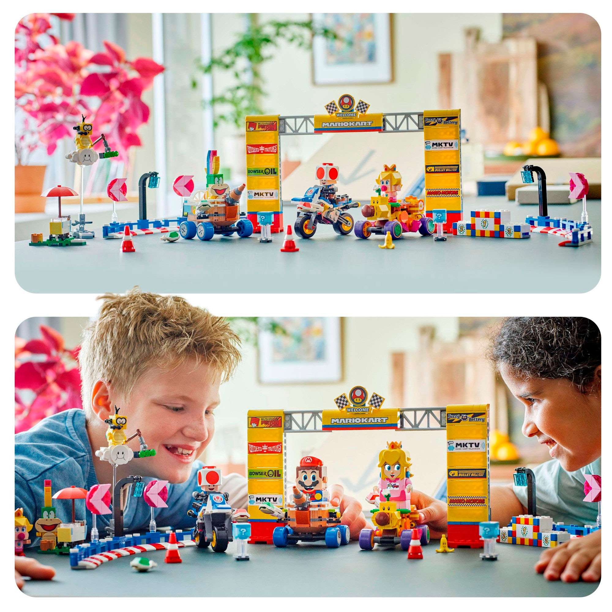 LEGO® Konstruktionsspielsteine »Mario Kart™ – Baby Peach & Grand Prix–Set (72036), LEGO Super Mario« Made in Europe