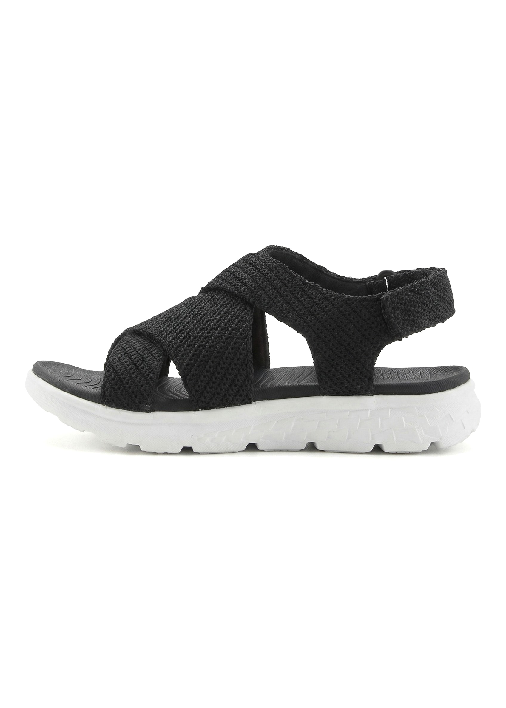 Vivance Sandale »Sandalette, Sommerschuh, offener Schuh«  NOUVEAU avec fermeture velcro VEGAN