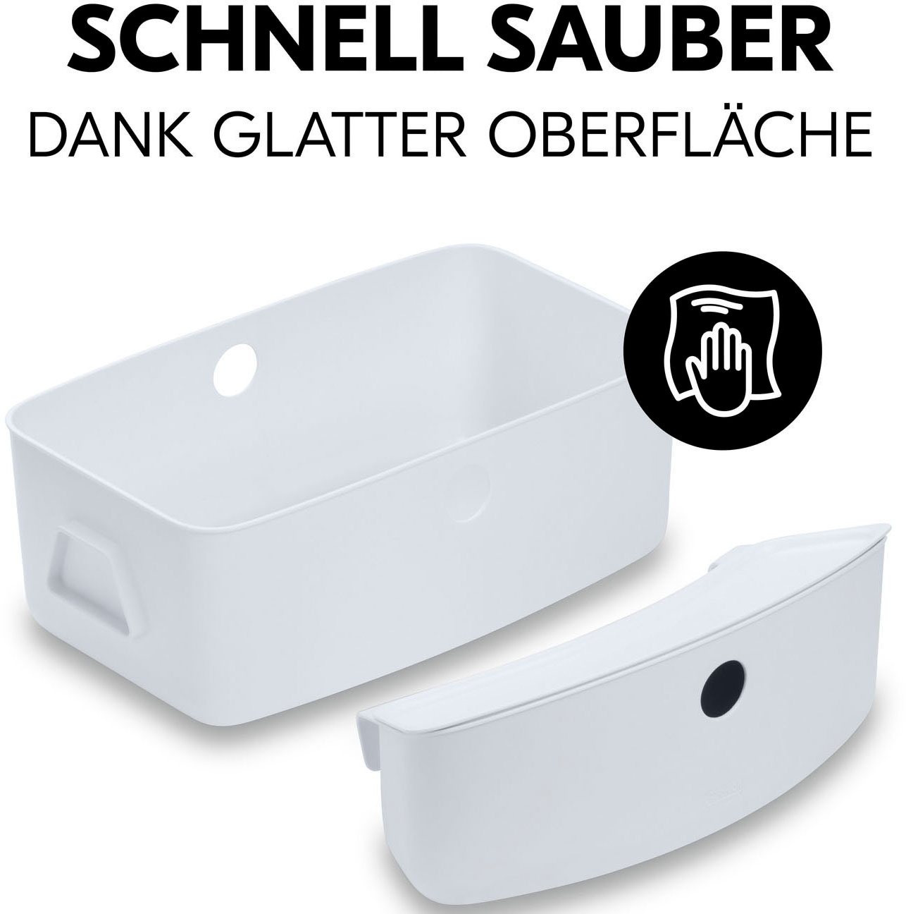 Hauck Aufbewahrungsbox »Alpha Box Set, white« für Hochstühle