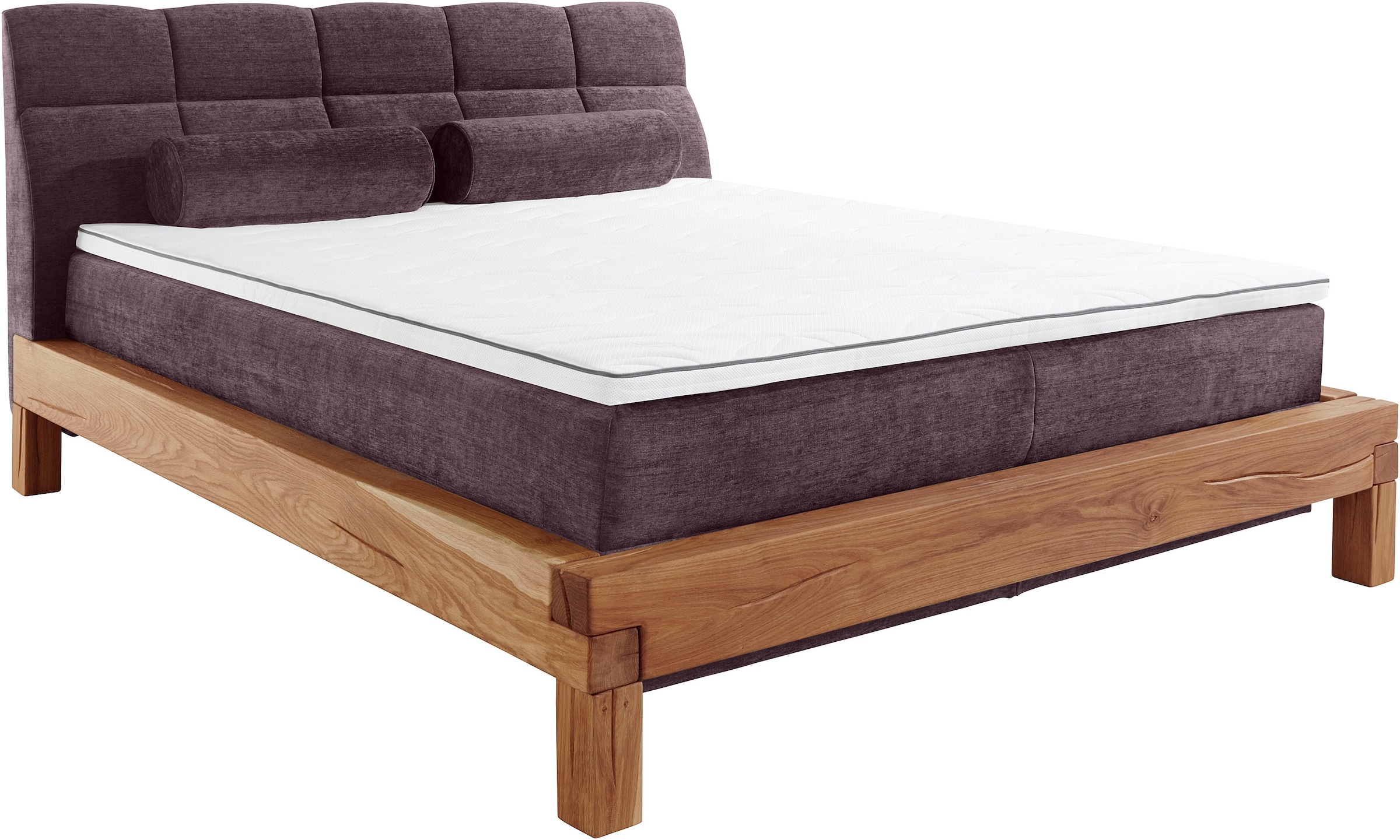 Home affaire Boxspringbett »Villads« Liegefläche: 180/200 cm, Inside-Boxspring-Unterbau, recycelte Stoffe