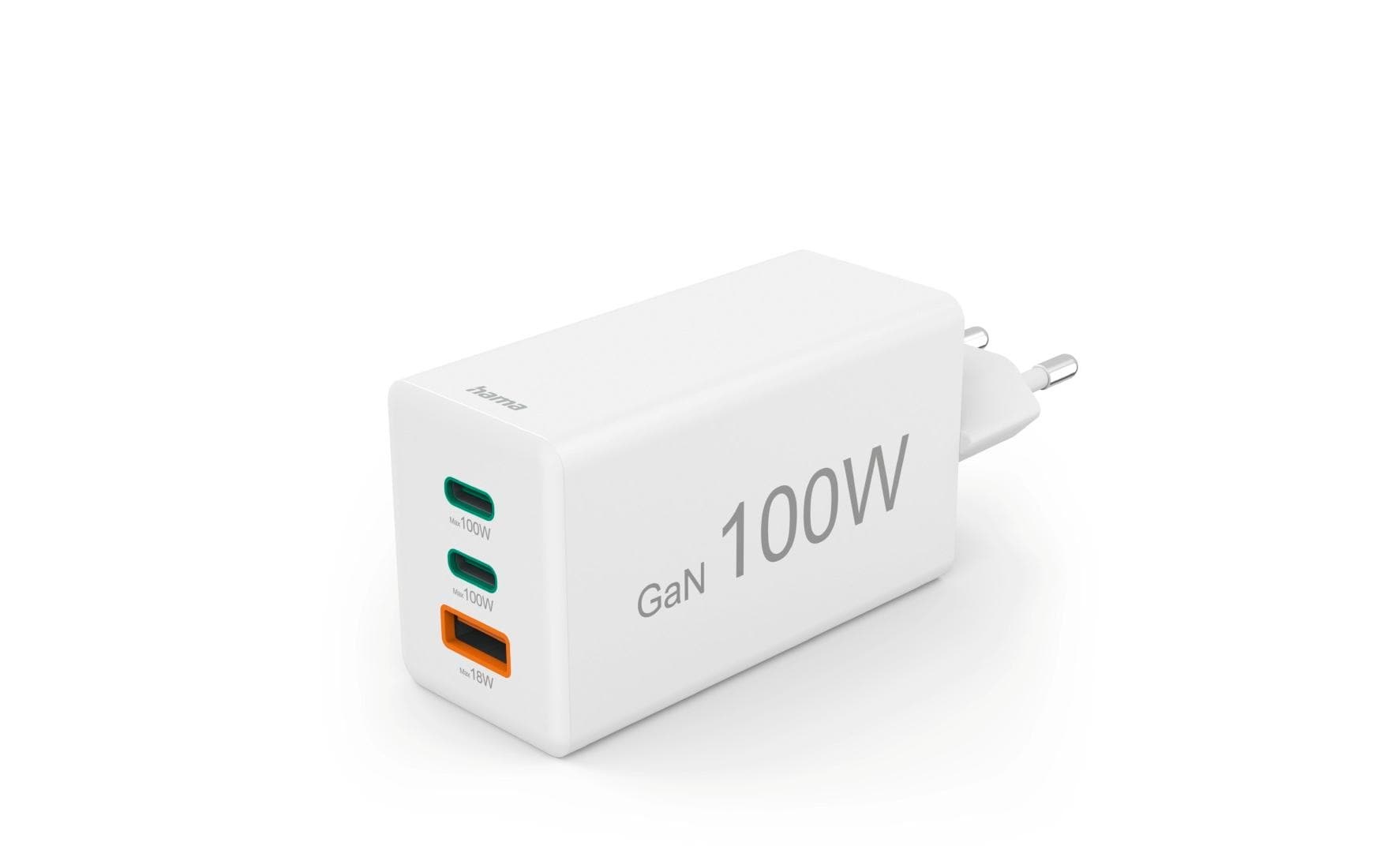 Hama Chargeur USB »Gan charger 1x USB-A 2x USB-C 100 W«