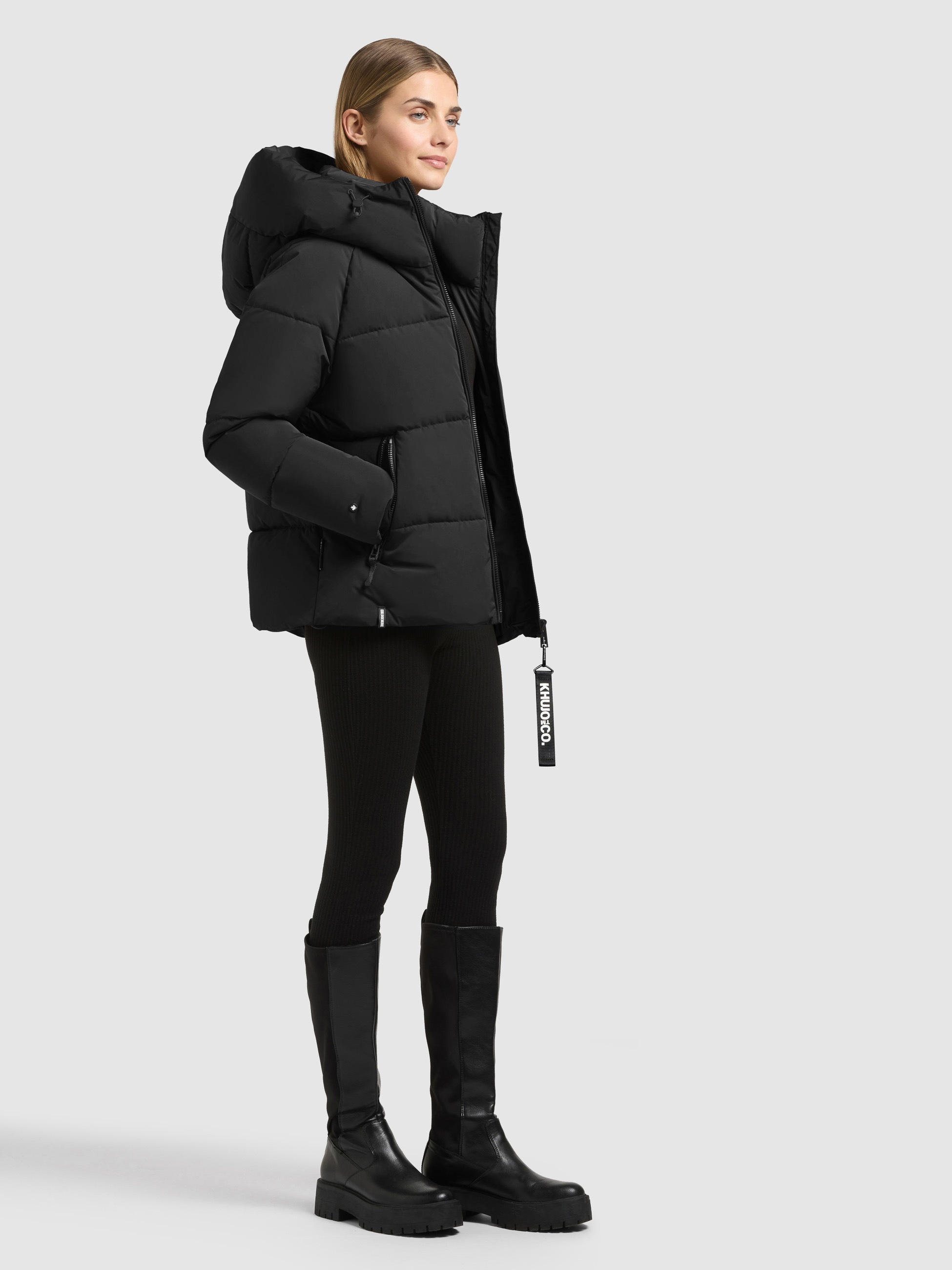 khujo Steppjacke »ONO2« mit Kapuze Loose Fit
