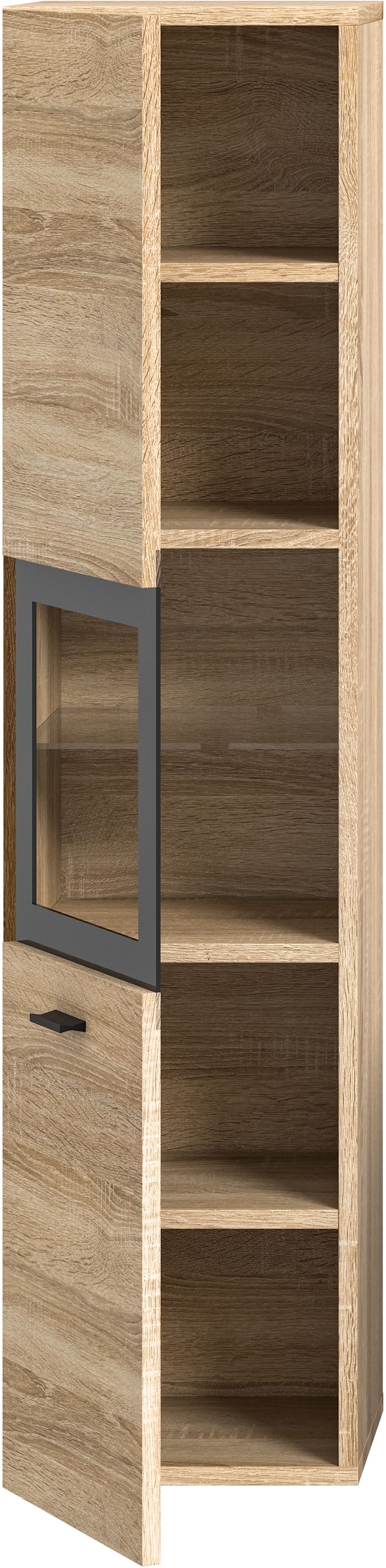 welltime Armoire haute »Tampa, Höhe 125cm, hängend oder stehend montierbar« Badschrank, Bad-Hängeschrank, Badezimmer, Bad-Möbel