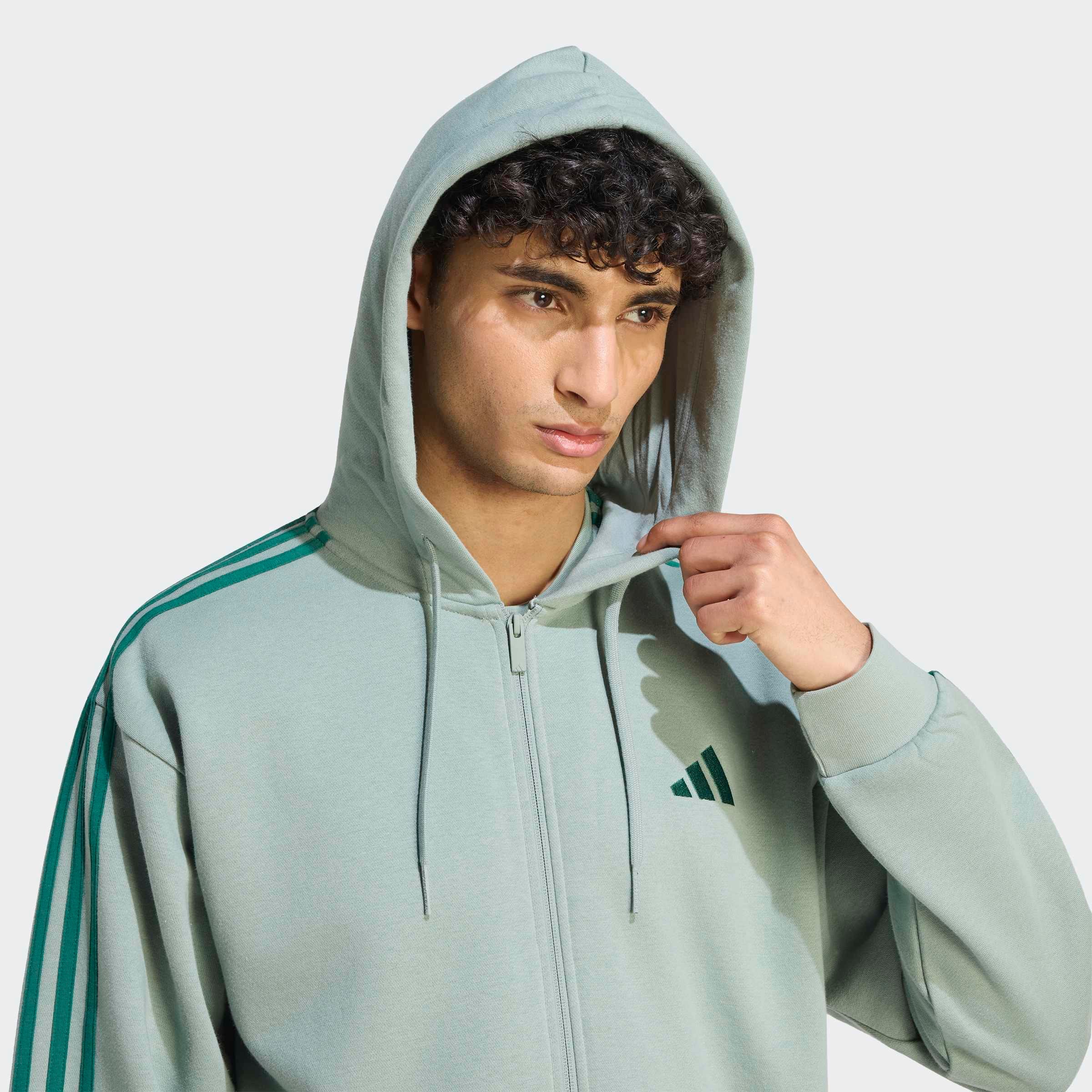 adidas Sportswear Sweat à capuche »ESSENTIALS 3-STREIFEN FLEECE«
