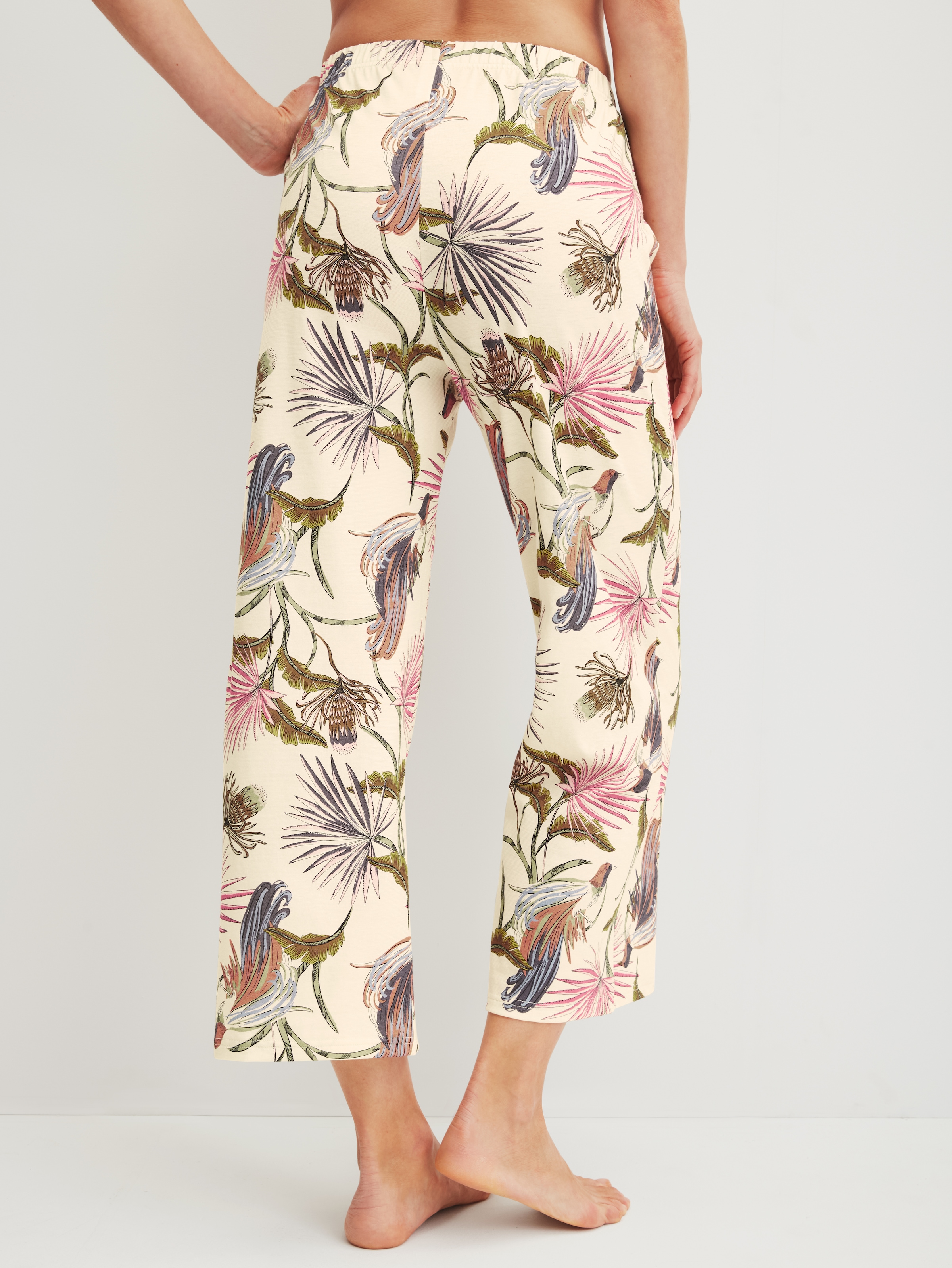 CALIDA Pantalon de nuit »Favourites Arts«  mit Allover-Print, in weicher Single-Jersey-Qualität
