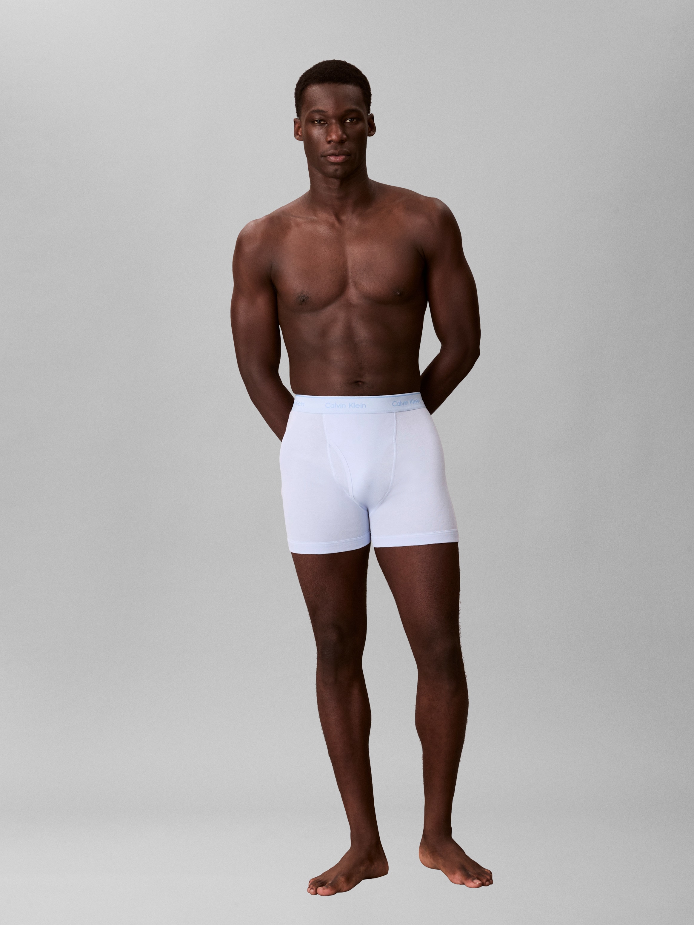 Calvin Klein Underwear Boxer »BOXER BRIEF 3PK« Packung, 3er-Pack,  mit Logo-Elastikbund (3 Stück)