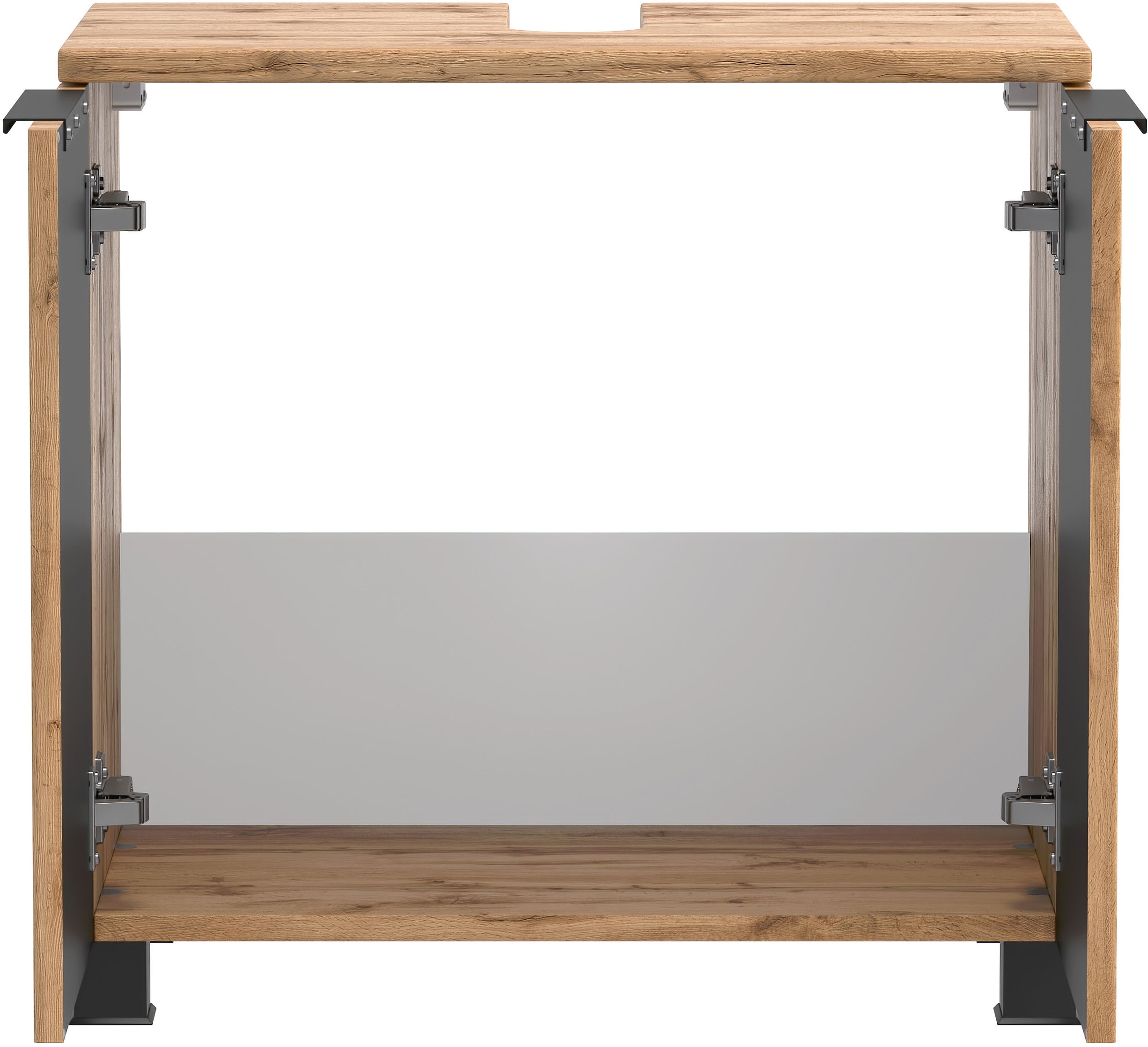 welltime Waschbeckenunterschrank Welltime, Breite 60 cm, 2-türig, gedämpft