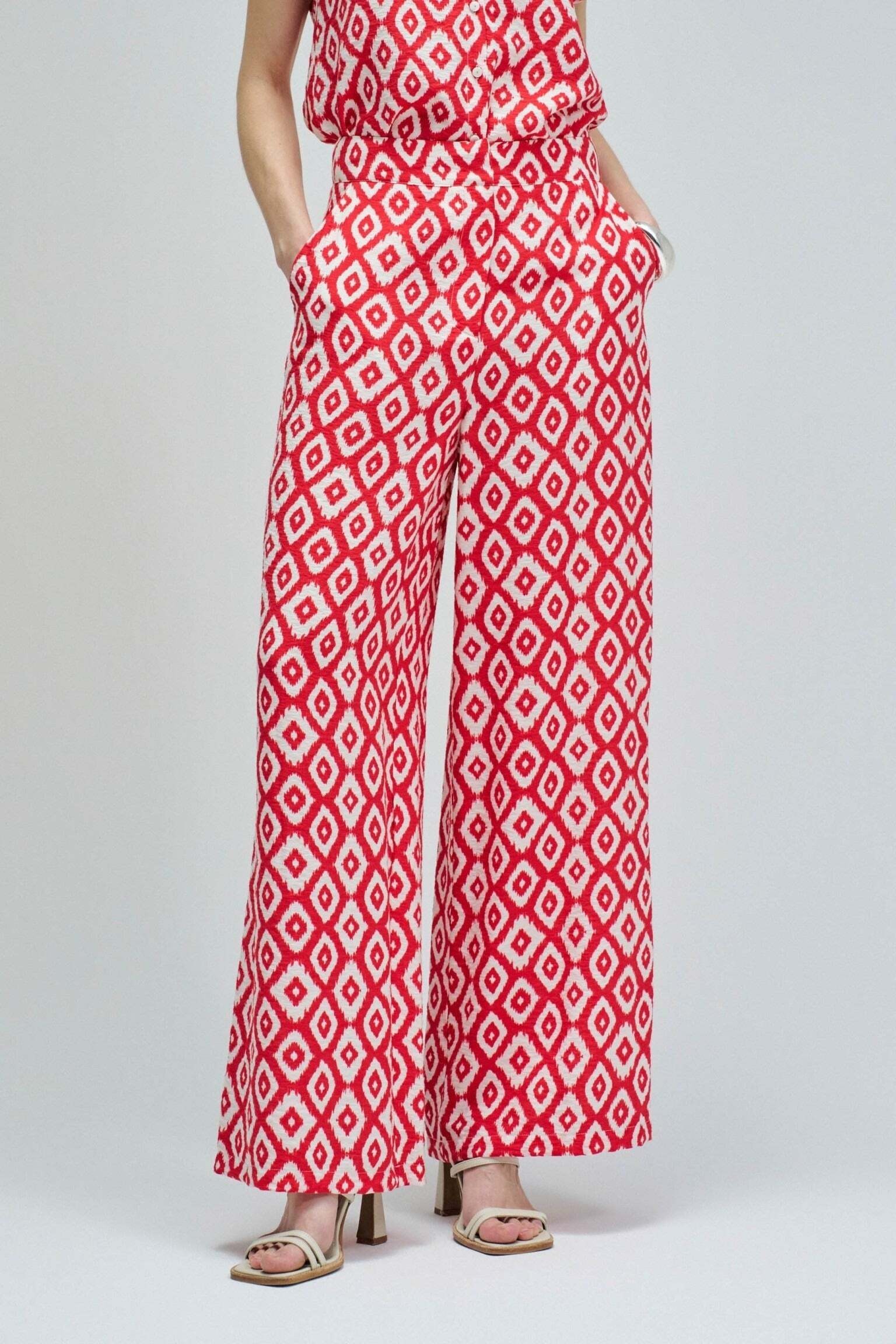 Salsa Pantalon en tissu »Salsa Jeans Stoffhose Print Hight Rise«
