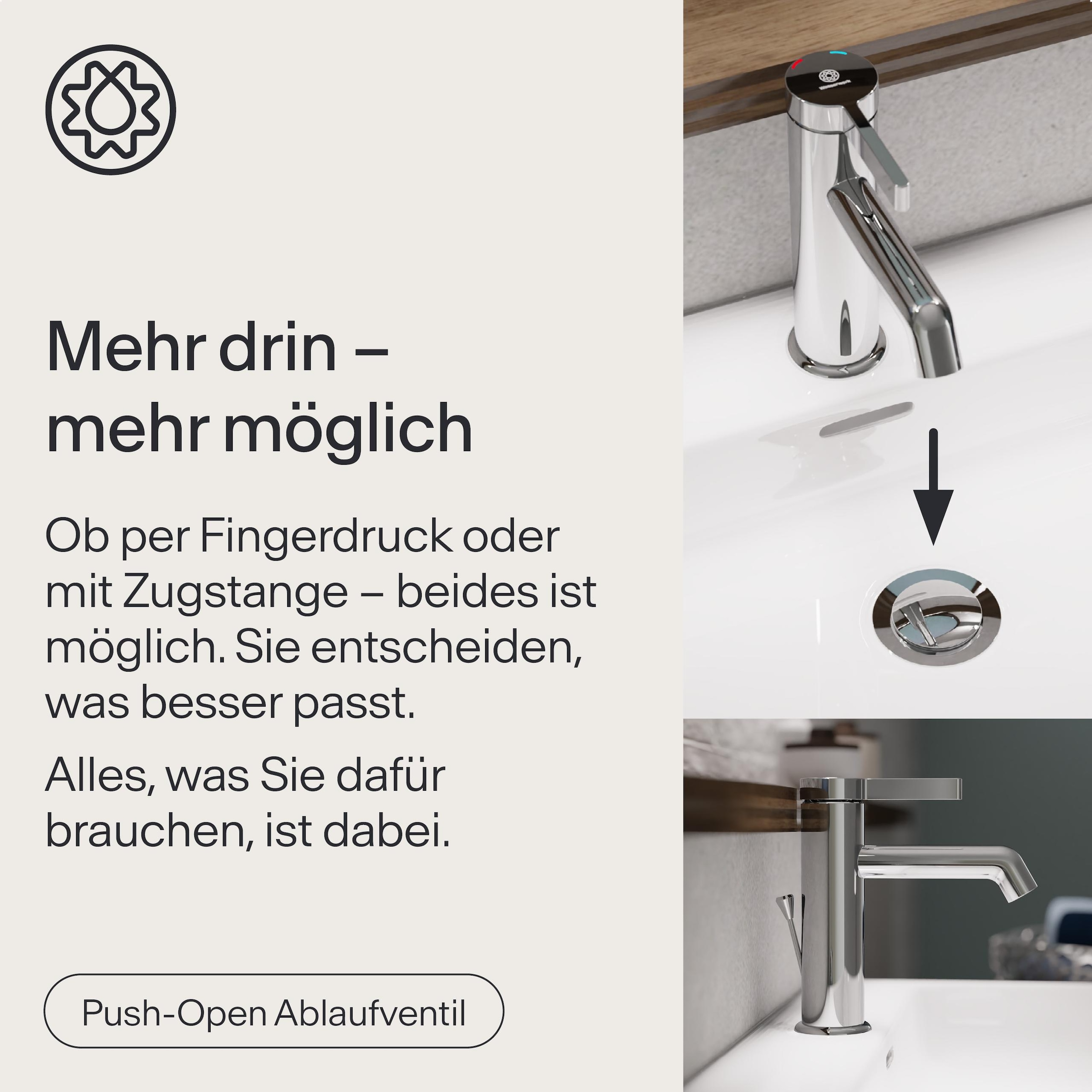 WASSERWERK Robinet de lavabo »WT 11« incl. popup, économie d'eau