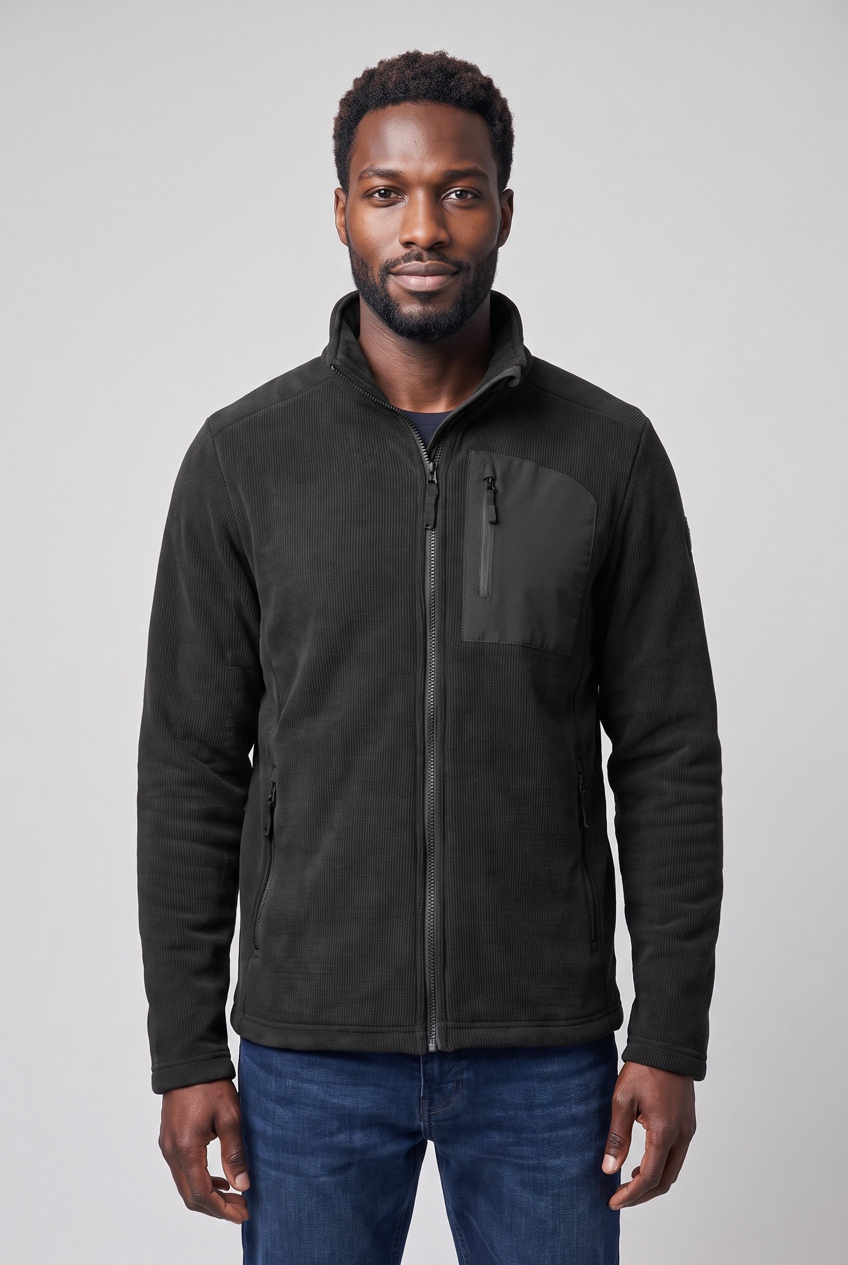 G.I.G.A. DX by killtec Strickfleecejacke »GW 43 MN KNTFLC JCKT« mit Teddyfleece, Regular Passform