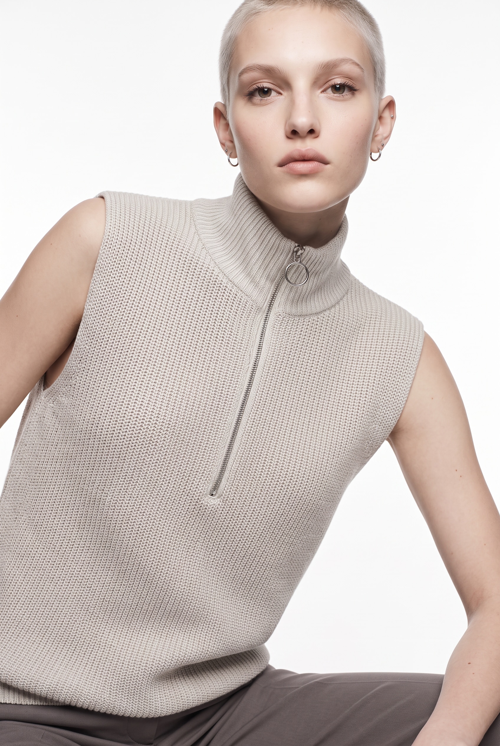 soyaconcept Pull-over »SC-JULIA 8« mélange de matériaux