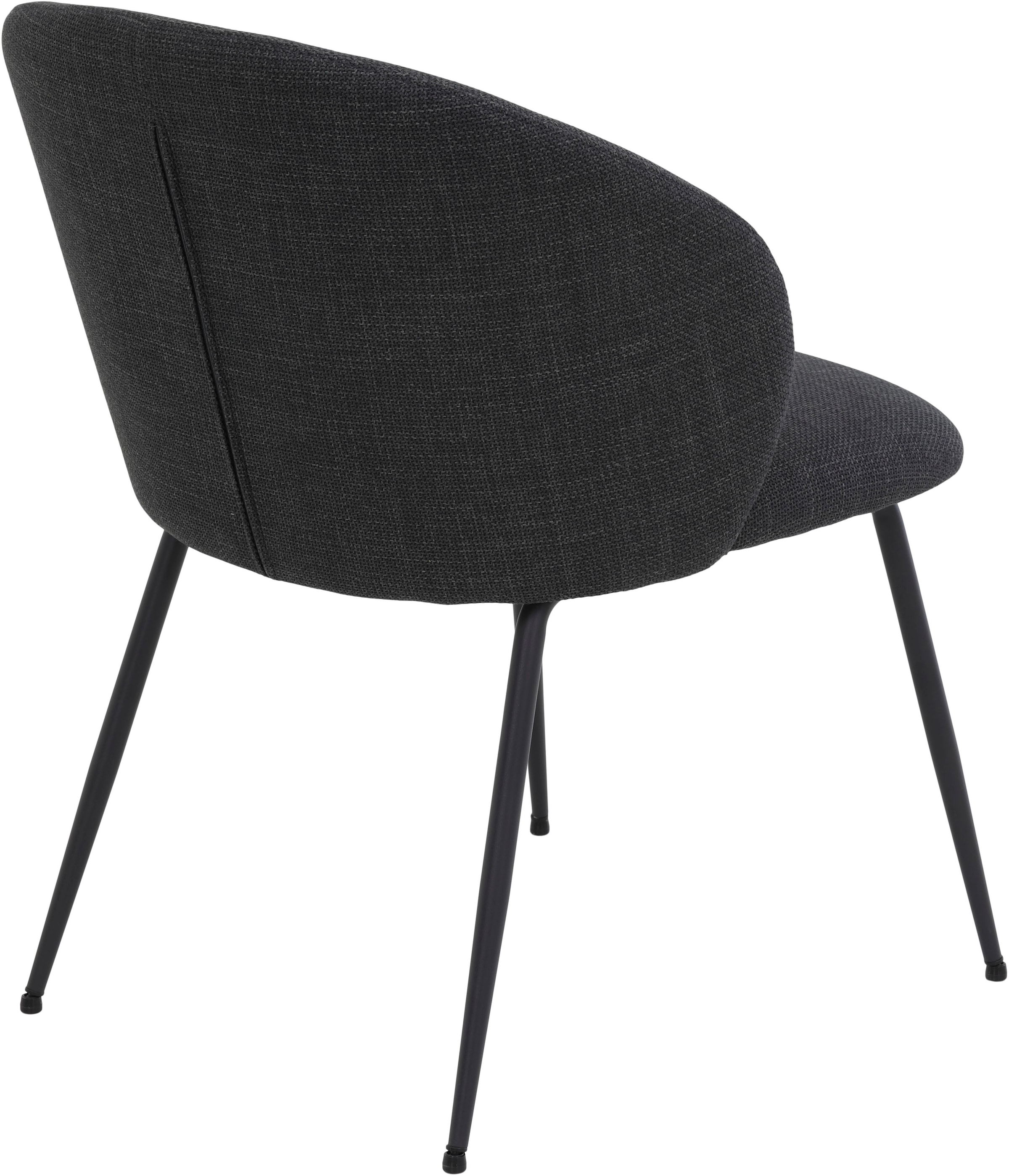 HELA Chaise à 4 pieds »GRAZ, Esszimmerstuhl« (Set) 1 cuisXL-Sitzbreite,4-Fuss,Rundrohrgestell,140 Kg belastbar, Webstoff