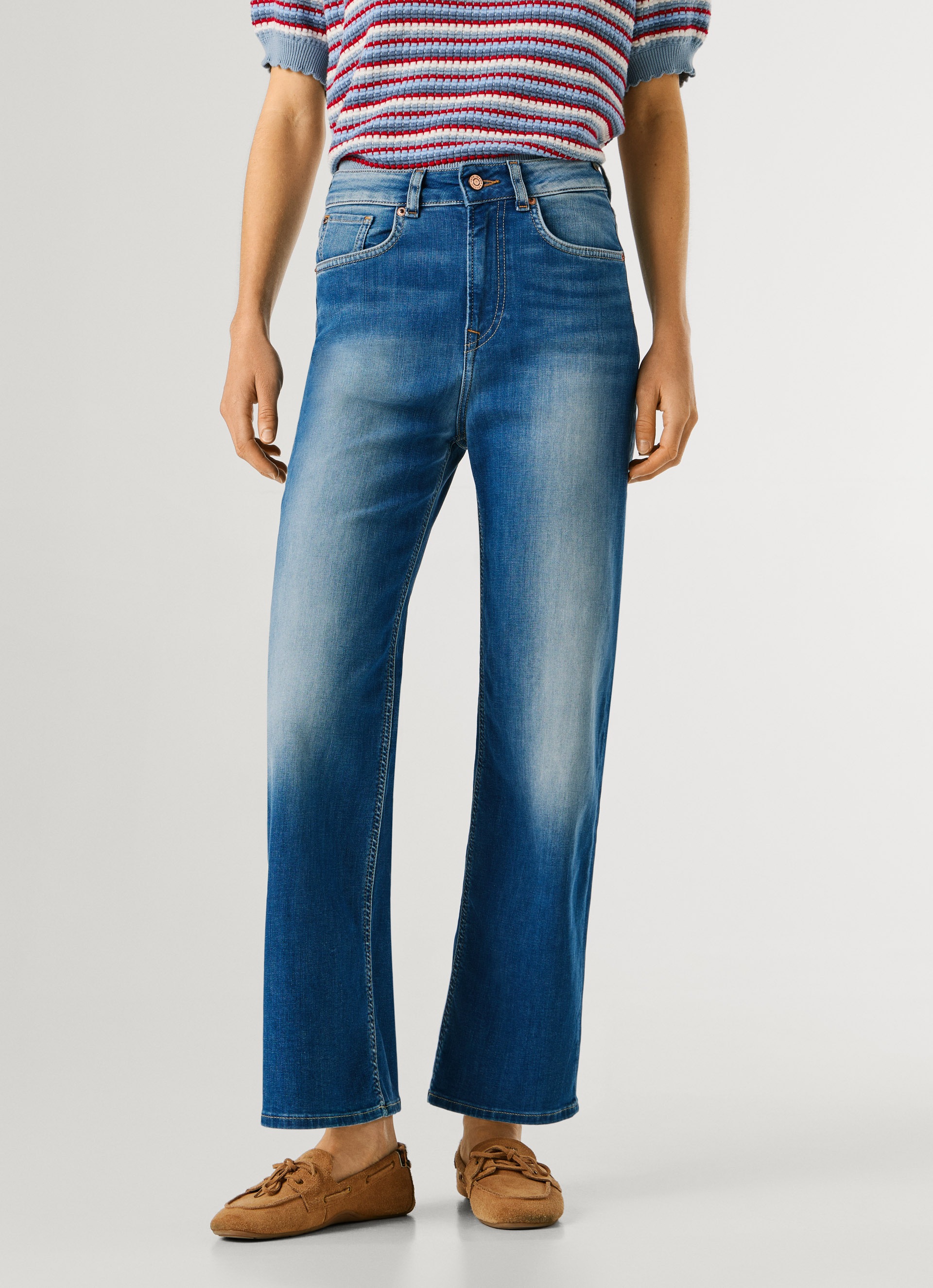 Pepe Jeans Straight-Jeans »UHW – Ultra High Waist« mit hohem Bund