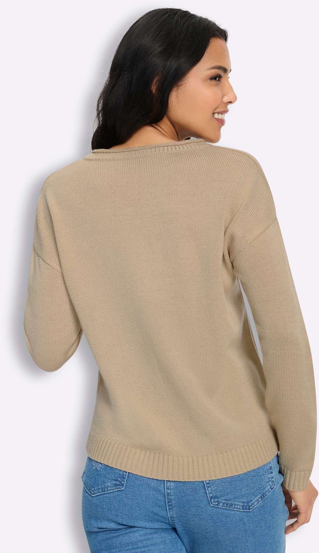 Classic Basics Pull col V »Strickpullover«