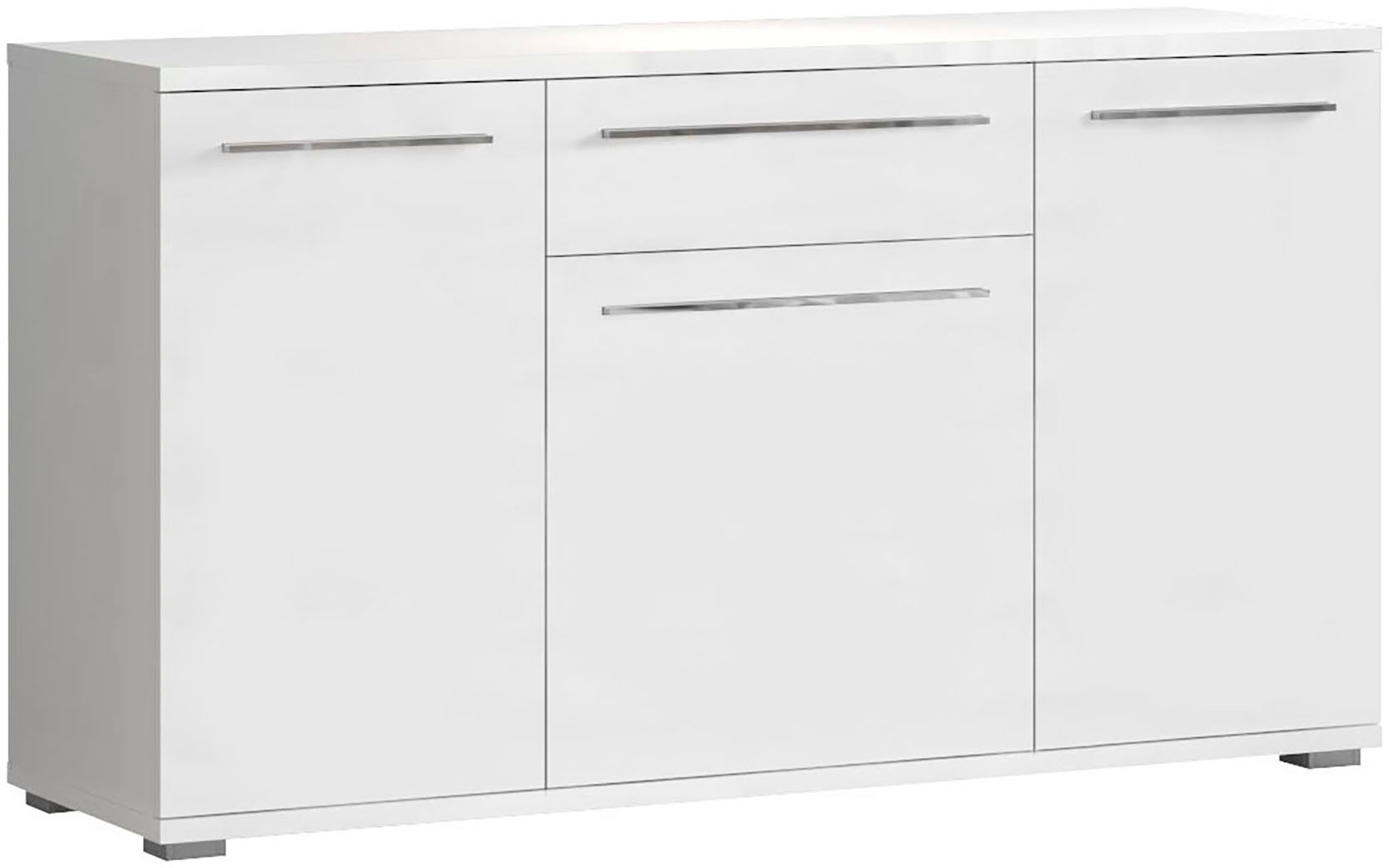 PLACES OF STYLE Commode »Piano« (H/B/T): 84,6/150/45,2cm,  UV lackiert, Soft-Close Funktion