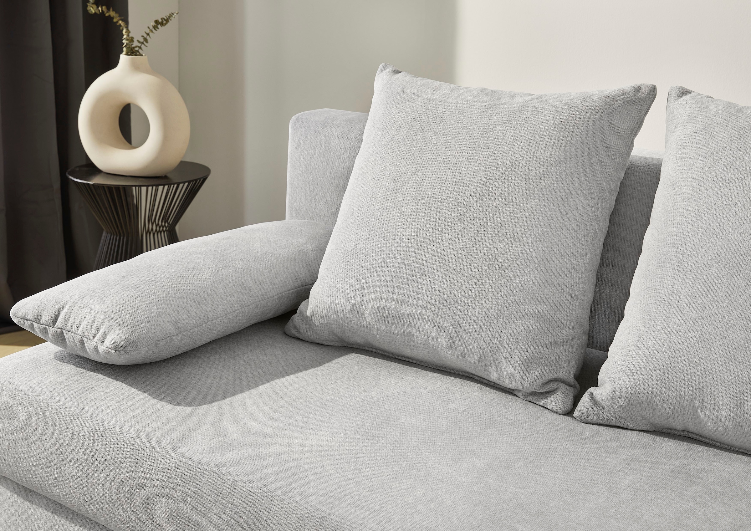 Jockenhöfer Gruppe Ecksofa »Nivaris L-Form, B: 197 cm« mit Schlaffunktion & Bettkasten, Unser Dauertiefpreis