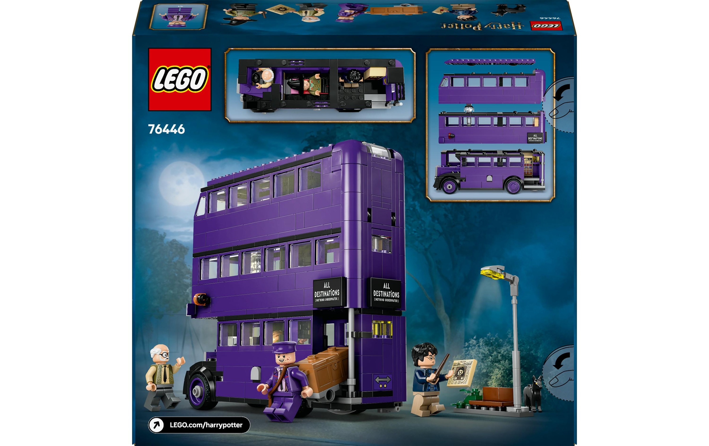 LEGO® Spielbausteine »Harry Potter Abenteuer mit dem Fahrenden Ritter 76446«