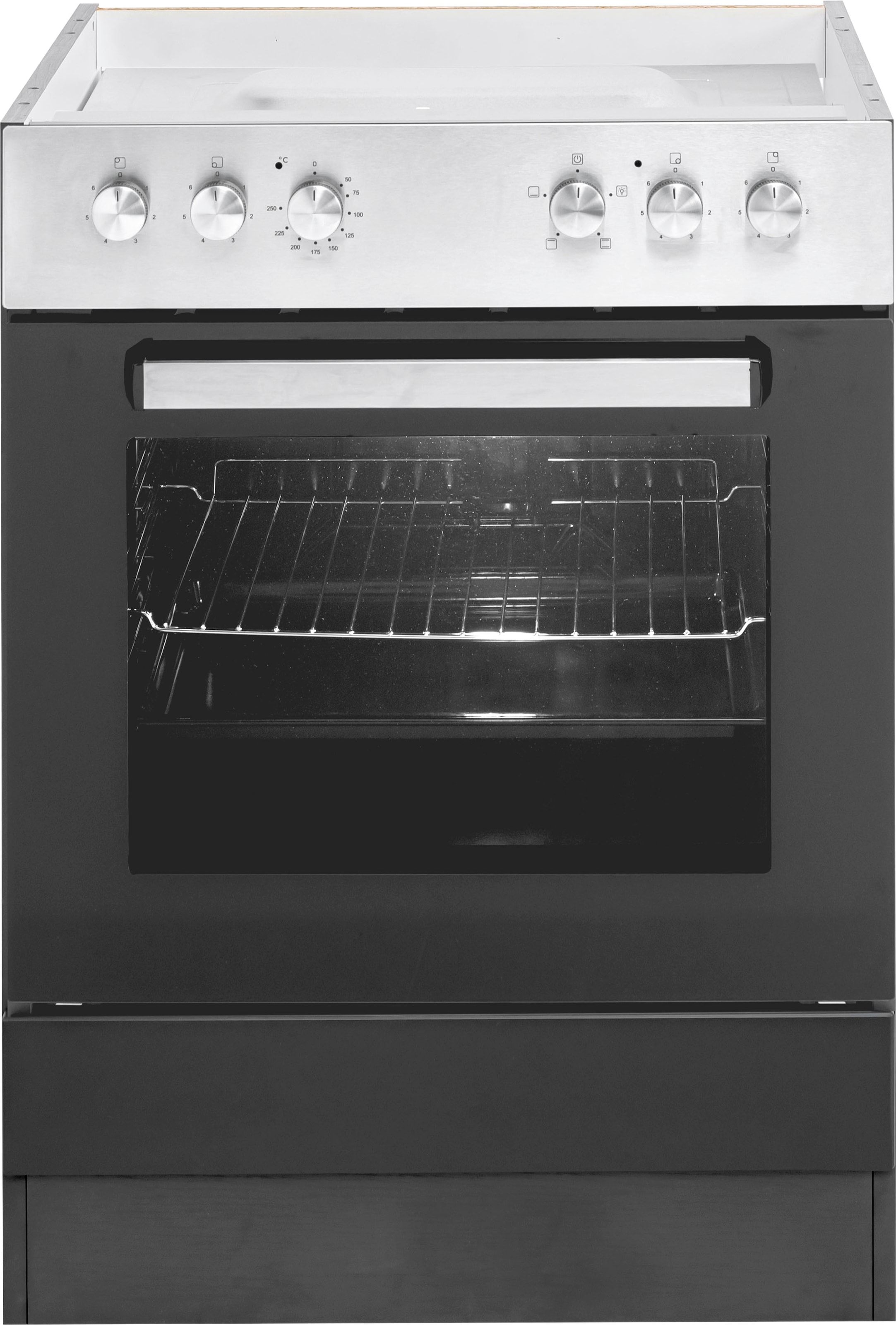 KOCHSTATION Armoire encastrée pour cuisinière »KS-Bruneck« Armoire d’encastrement pour cuisinière >>Bruneck<< 60 cm de large, façades MDF de qualité