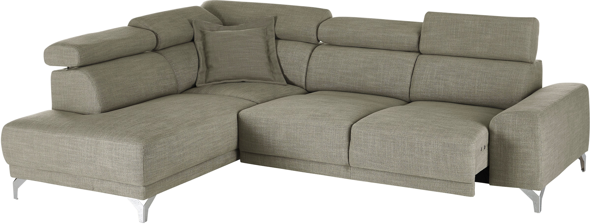 3C Candy Canapé d'angle »Greve Sofa immer mit manuelle Kopfteilverstellungen, modern, elegant« au choix avec avance de siège motorisée, confortable et intemporel, forme en L