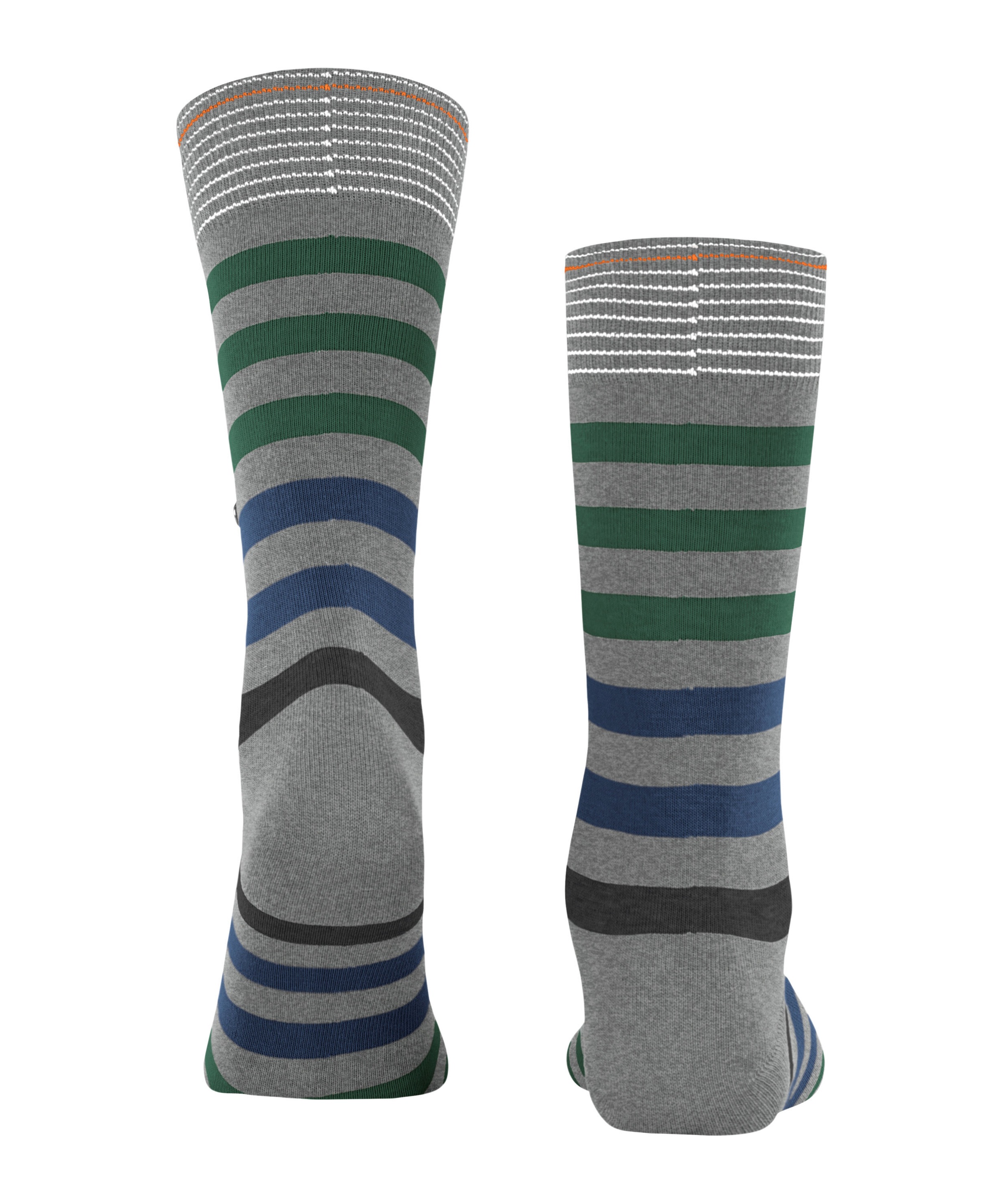 Burlington Chaussettes »Blackpool« motif rayé moderne, taille unique 40-46, clip Burlington