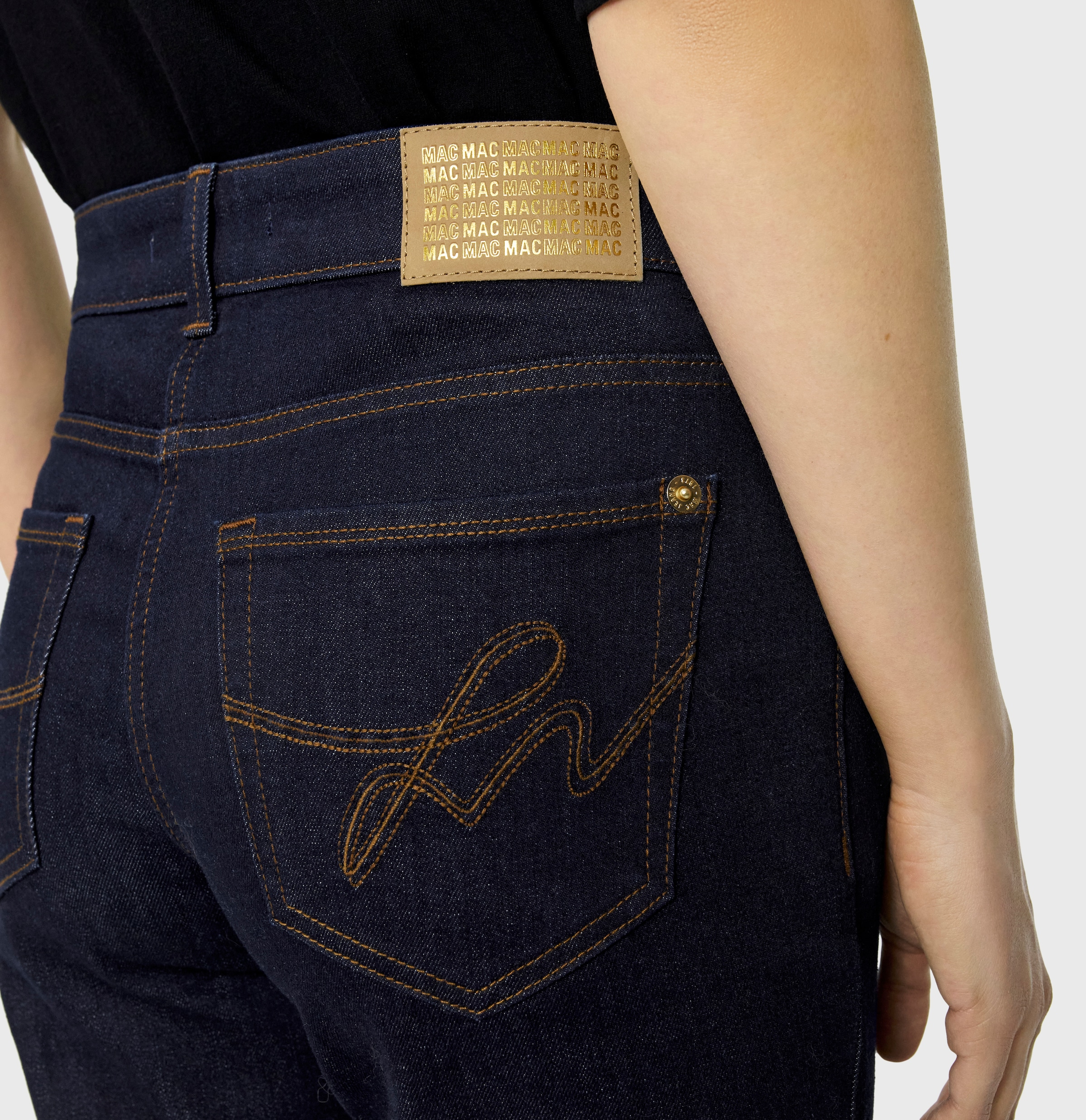 MAC Jeans slim »CARRIE straight« denim respirant toute l'année