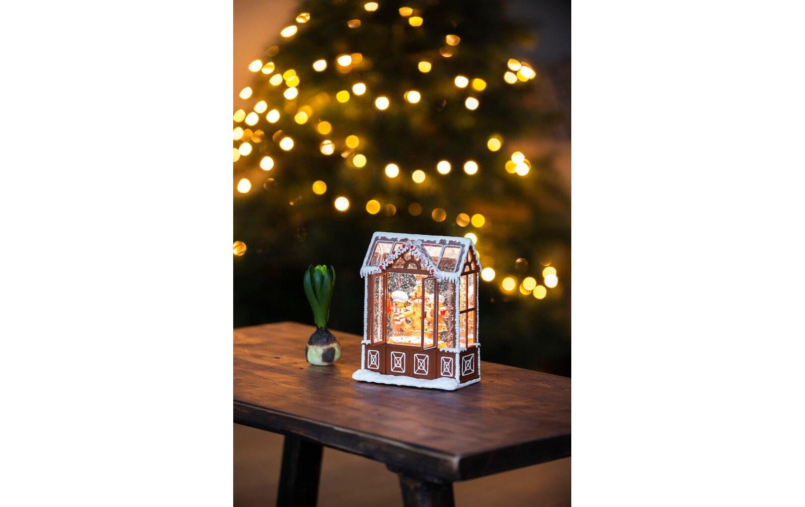 KONSTSMIDE Lanterne LED »Lebkuchenhaus, Höhe: 21,5 cm« 1 cuis