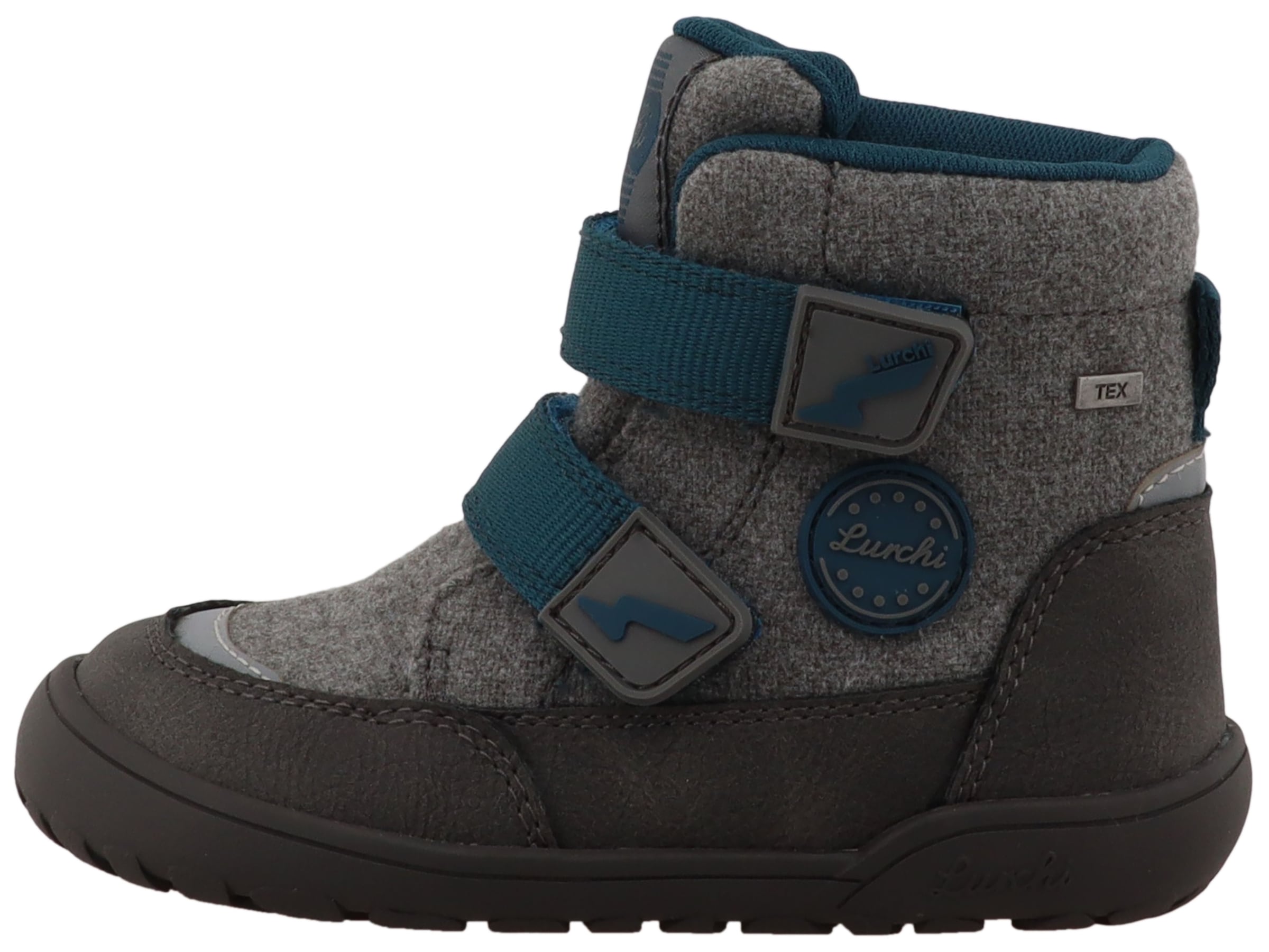 Lurchi Barfussschuh »Jumpy Barefoot-TEX«  Winterboots mit Kontrastbesätzen, Grössenschablone zum Download