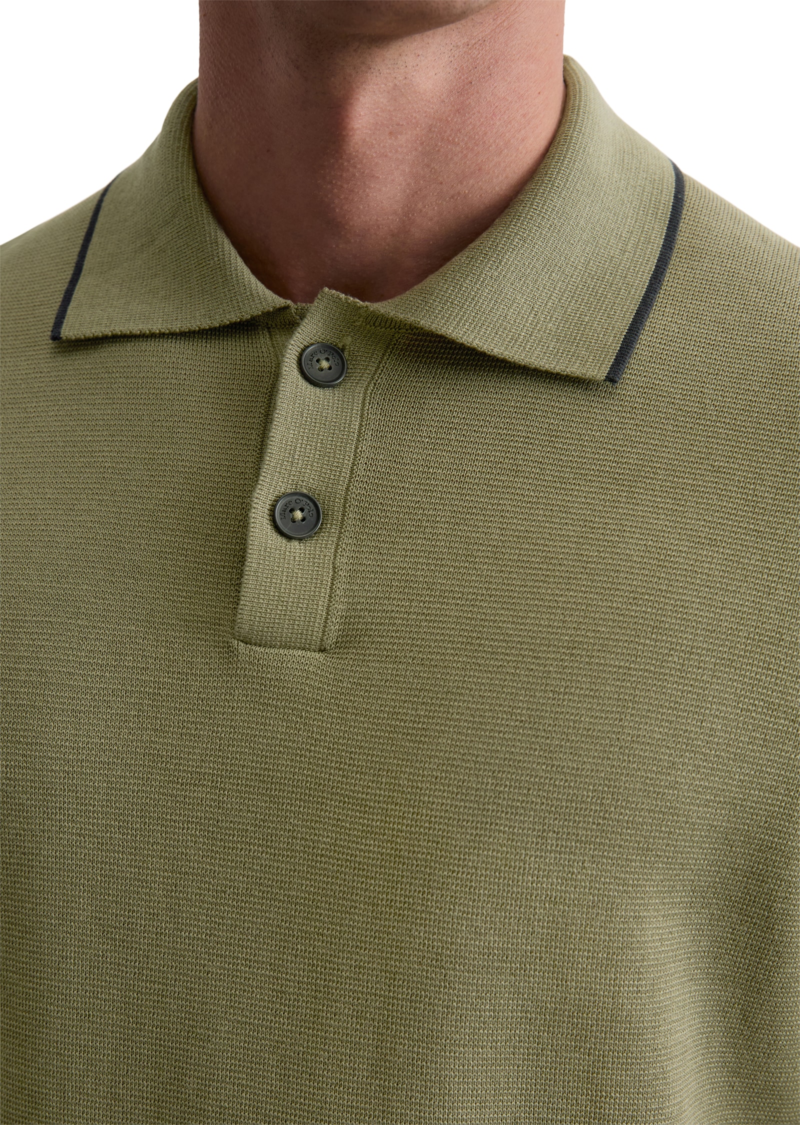 Marc O'Polo Poloshirt »DFB Travel Collection« aus Strick,  aus reiner Bio-Baumwolle, regular fit