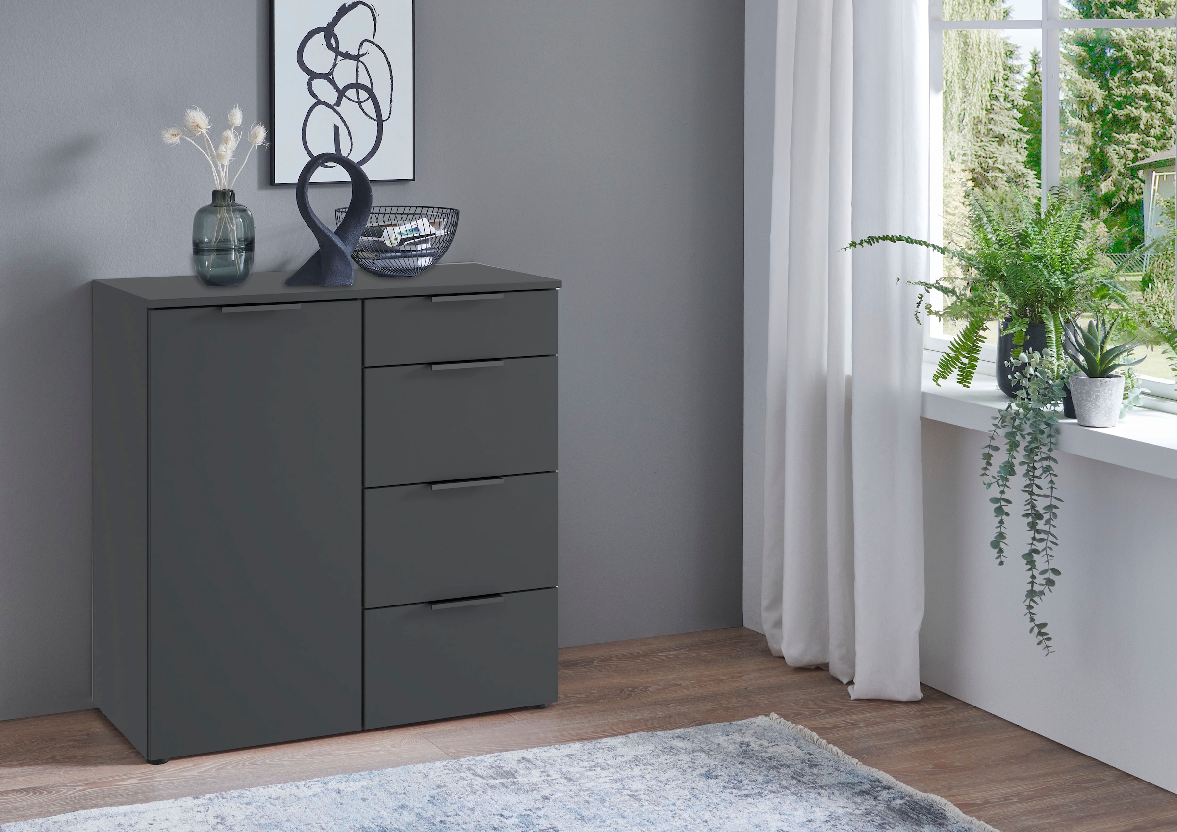 Wimex Kombikommode »Oxford by fresh to go, mit Schubladen, in 2 Grössen« 81 oder 135cm breit, 92cm hoch, 41cm tief,  Mit Soft-close Beschlägen, Kommode Made in Germany