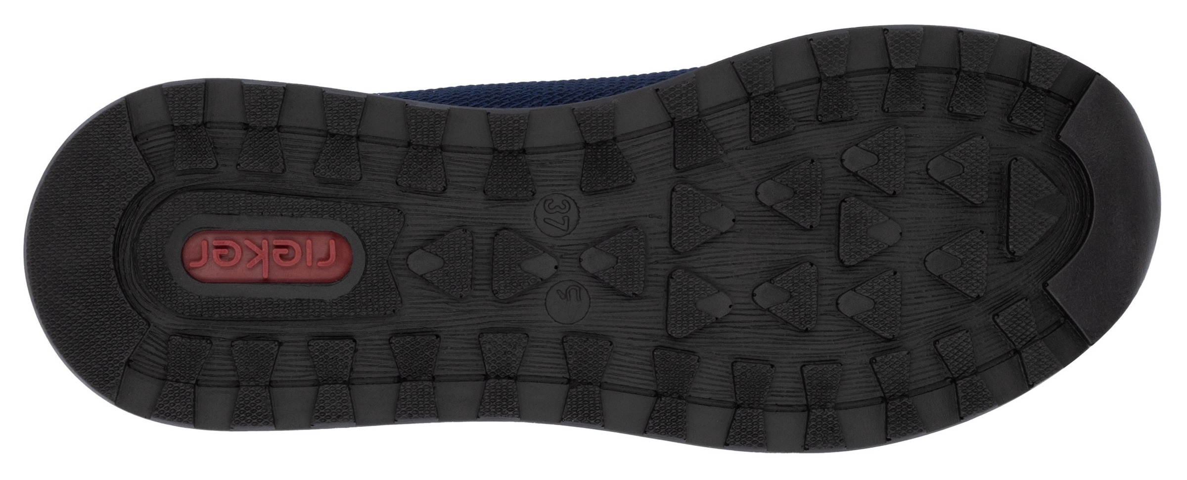 Rieker Sneaker  , Freizeitschuh, Halbschuh, Schnürschuh im Materialmix