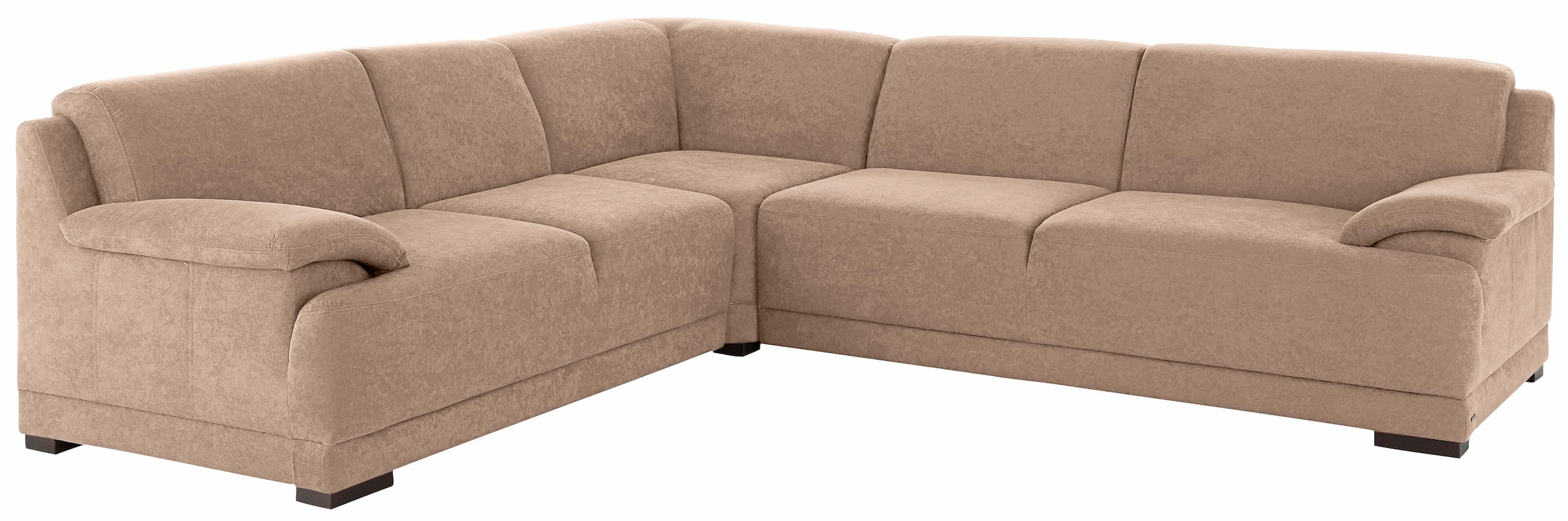 Home affaire Canapé d'angle »Telos mit Boxspring Unterfederung für hohen Komfort, L-Form« mit Boxspring-Federung für tollen Sitzkomfort. Zeitlos und komfortabel