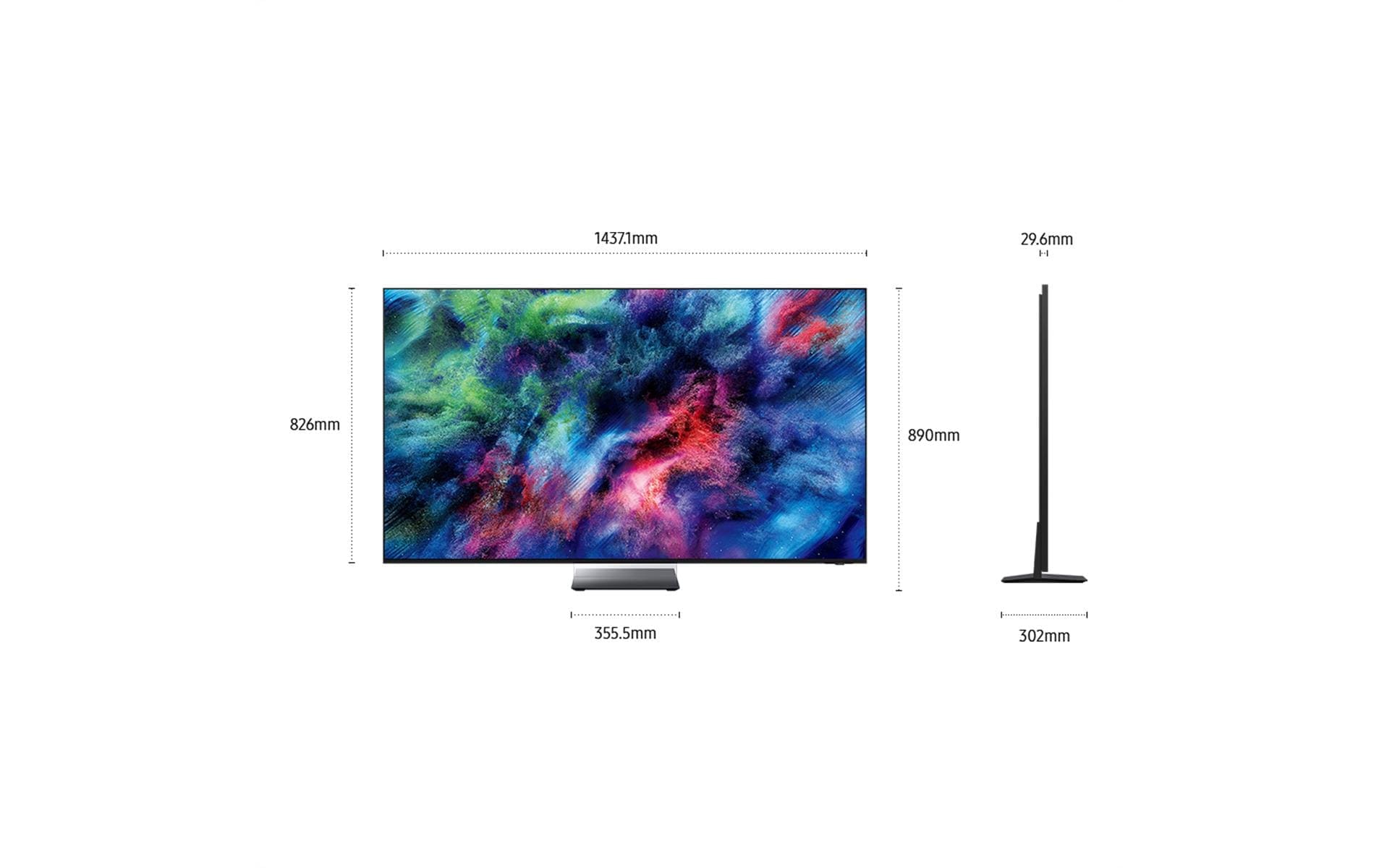 Samsung Téléviseur LCD-LED »TV MRE65R95H« 163 cm/65 ″ Télévision intelligente
