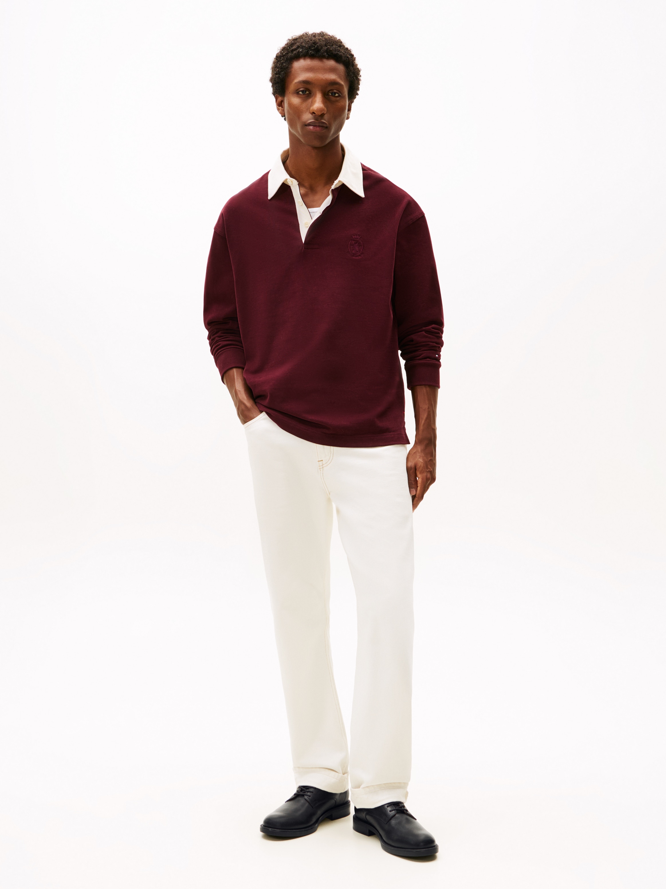 Tommy Hilfiger Chaussure à lacets »HILFIGER VOGUE LTH SHOE«  , chaussure business, chaussure de soirée avec logo embossé latéral