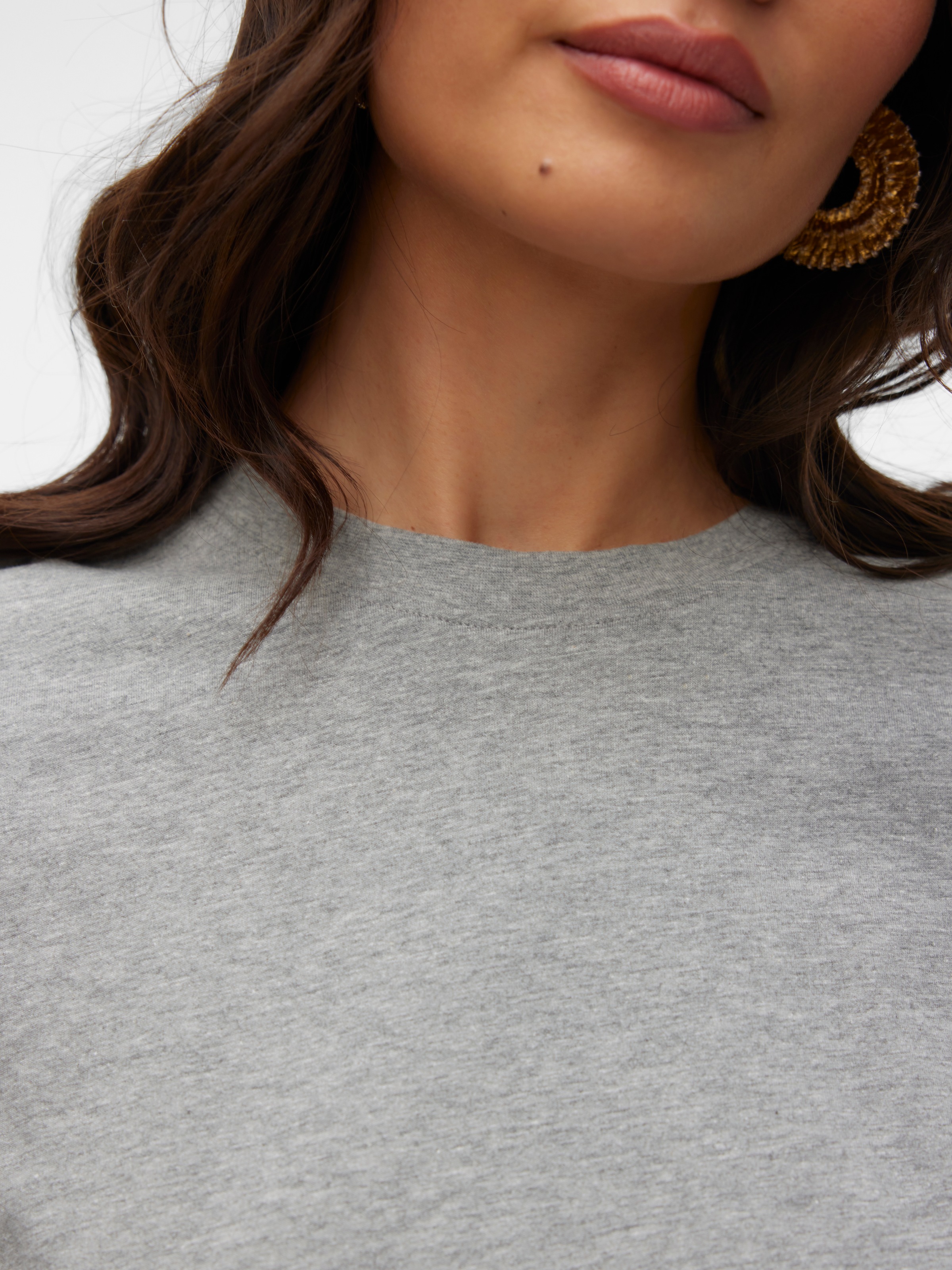 Vero Moda Kurzarmshirt »VMPAULINA SS T-SHIRT GA JRS NOOS« Baumwolle, regular fit