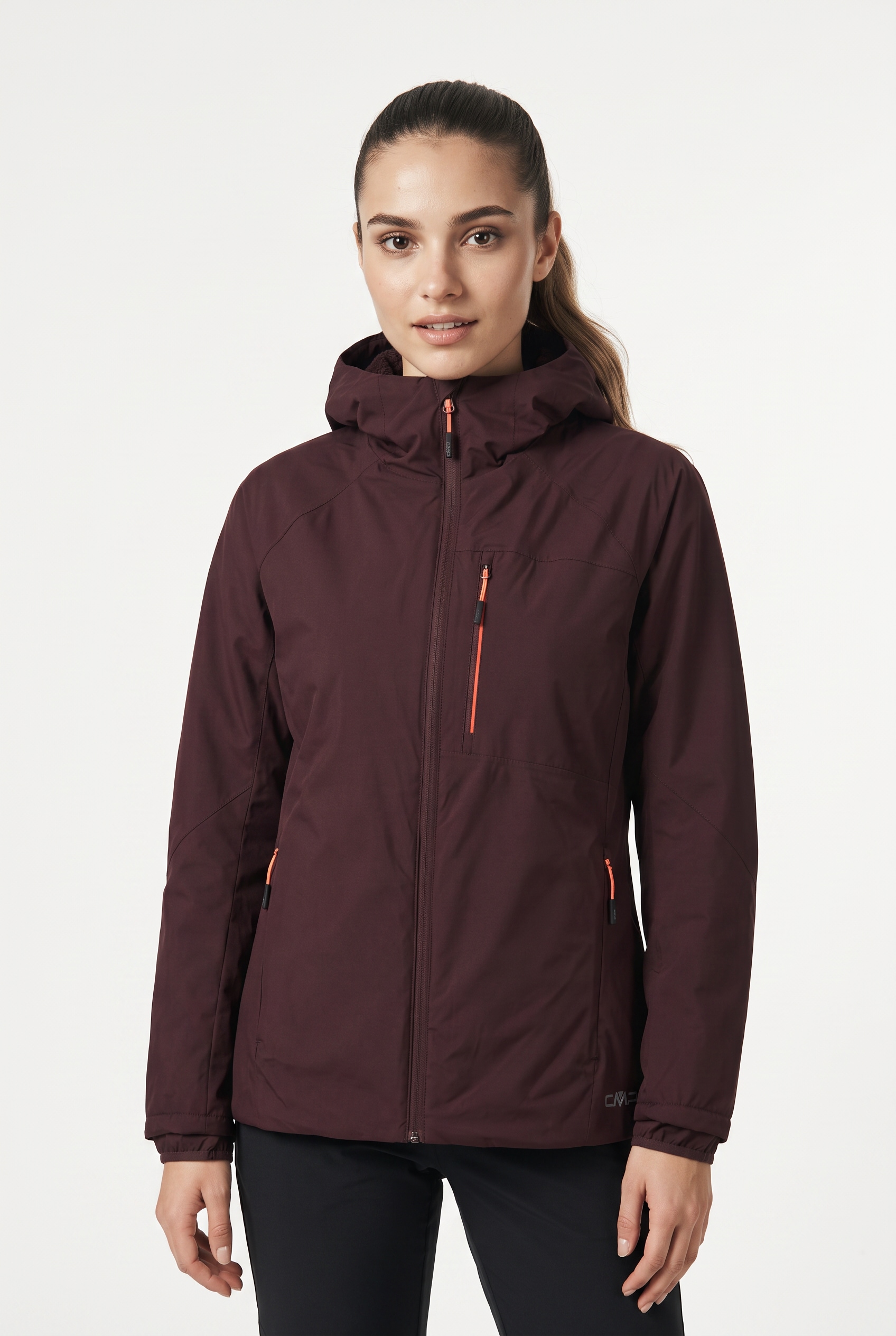 CMP Veste fonctionnelle »WOMAN JACKET FIX HOOD« avec capuche aspect sportif, avec capuche, en matière supérieure polyester