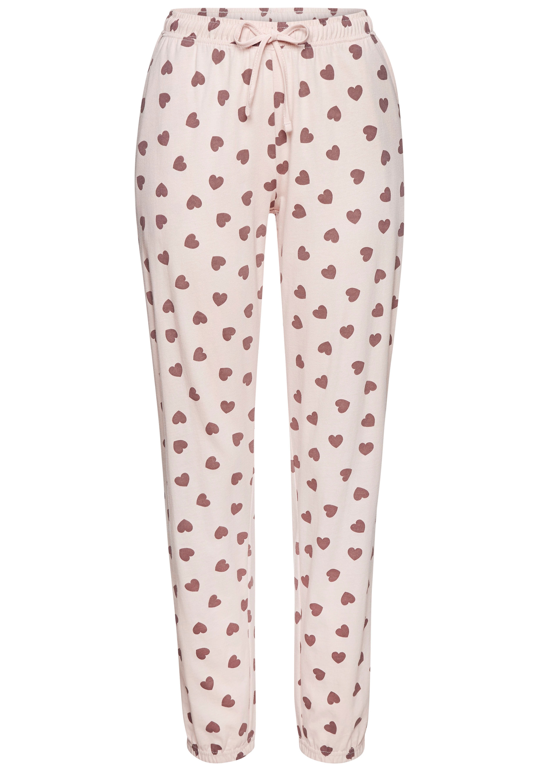 Vivance Dreams Pyjama Spar-Set, 2 Stück, 4 Stk. tlg., mit süssem Herzmuster