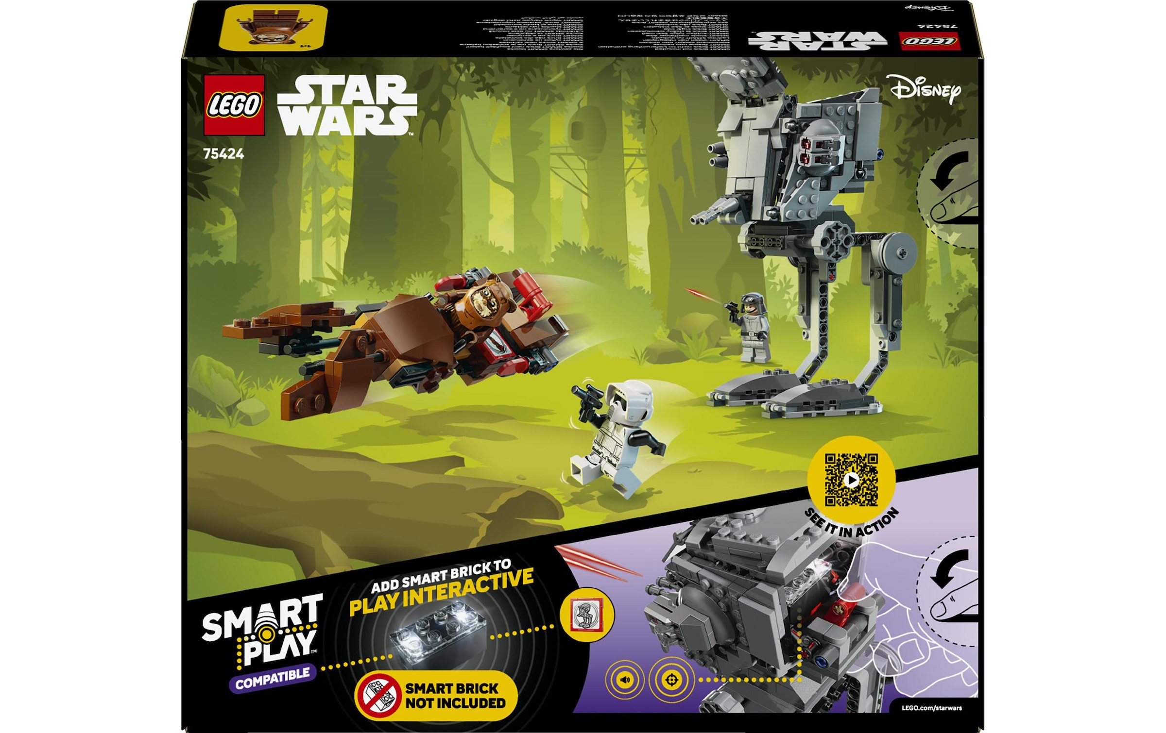 LEGO® Pions de construction »SMART Play: AT-ST Angriff auf Endor (75424), LEGO Star Wars ™« Mit SMART Brick kombatibel (nicht im Lieferumfang enthalten)
