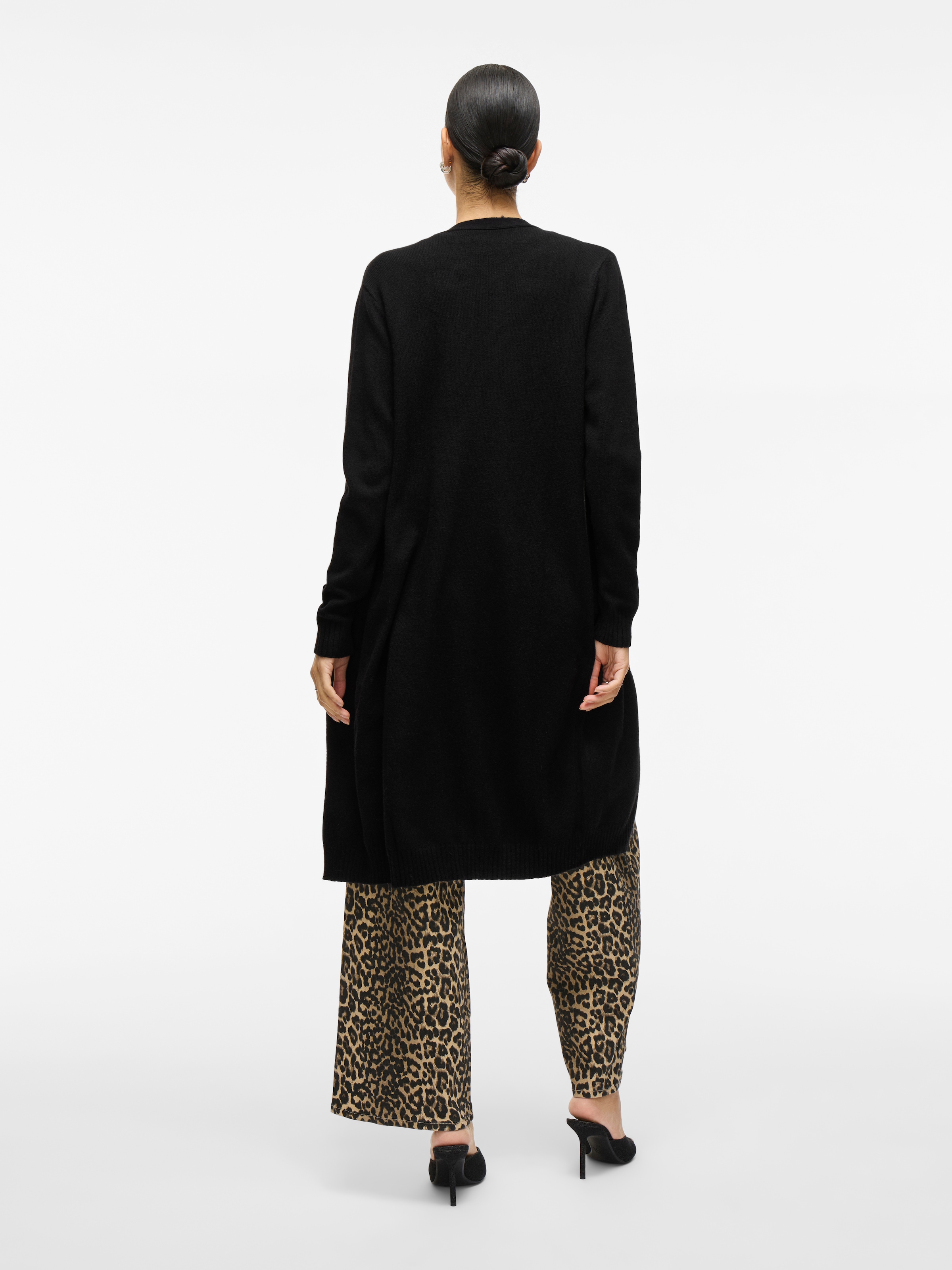 Vila Cardigan long »VIRIL LONG L/S  KNIT CARDIGAN - NOOS« in knielanger Form