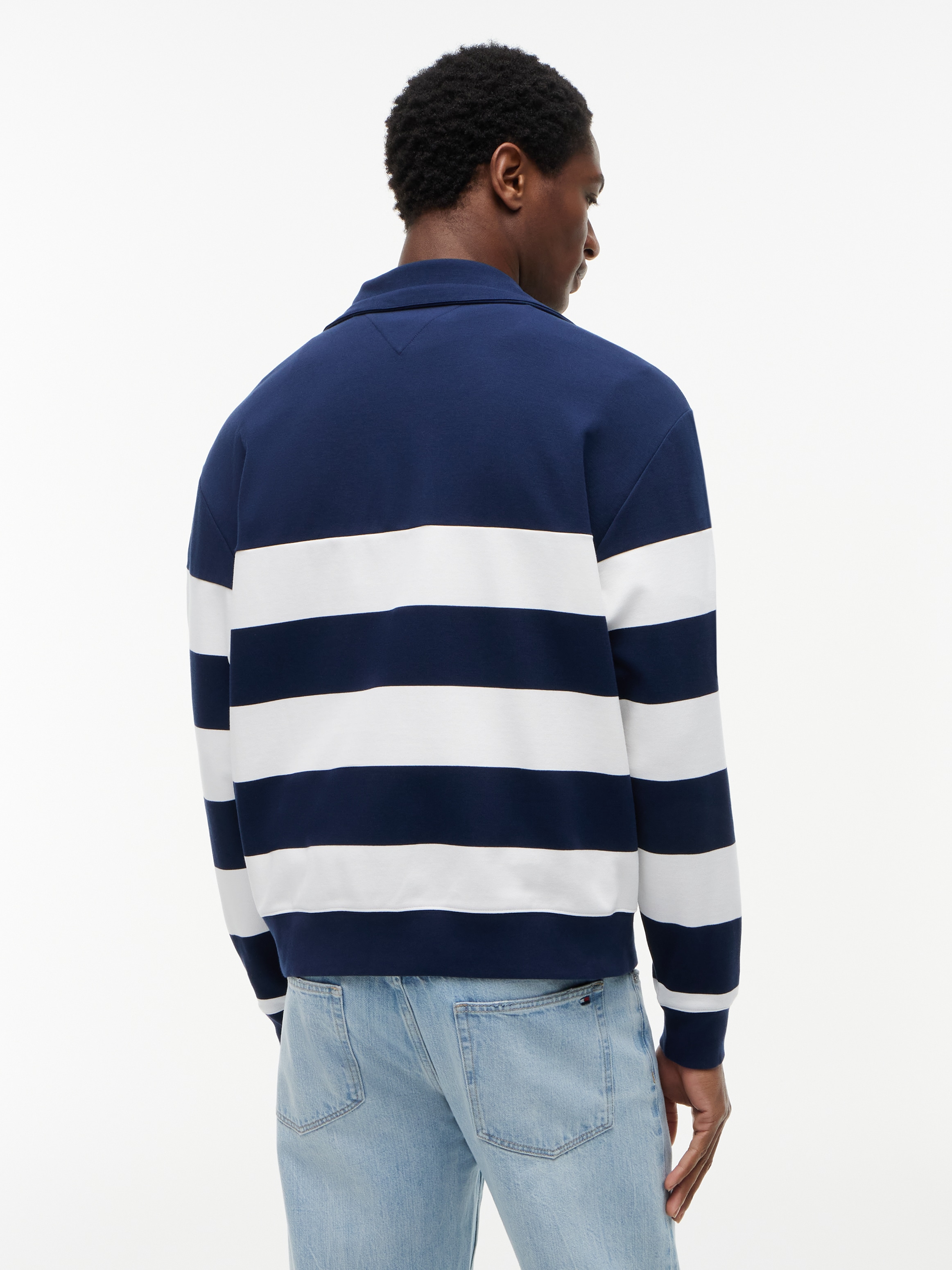 Tommy Hilfiger Sweatshirt »NAUTICAL BLOCK STRIPE 1/4 ZIP«, mit Streifen, Mock Neck und Quarter-Zip
