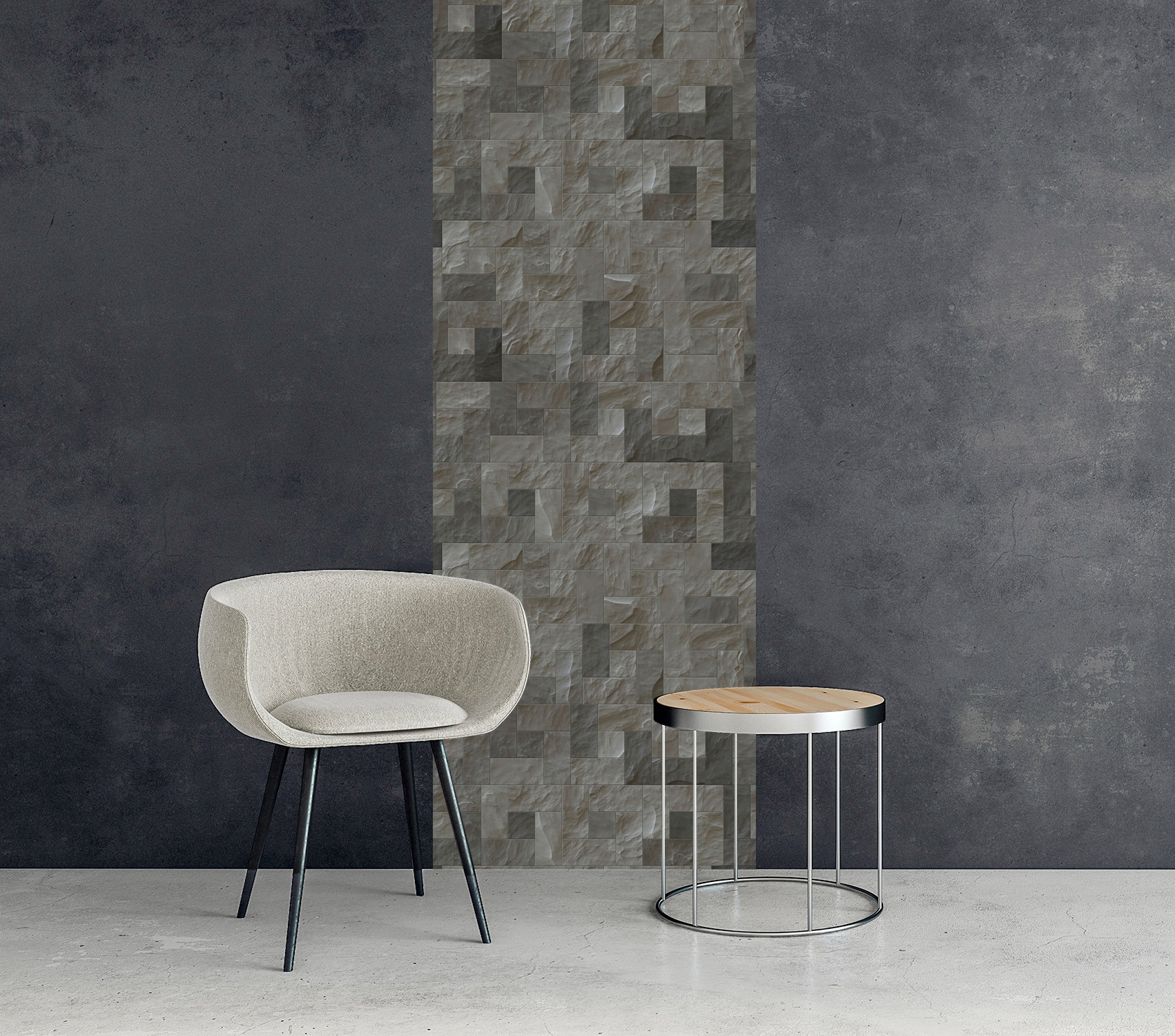 queence Papier peint vinyle »Felino« 90x250cm, selbstklebend, kinderleichte Anbringung, , Sticker