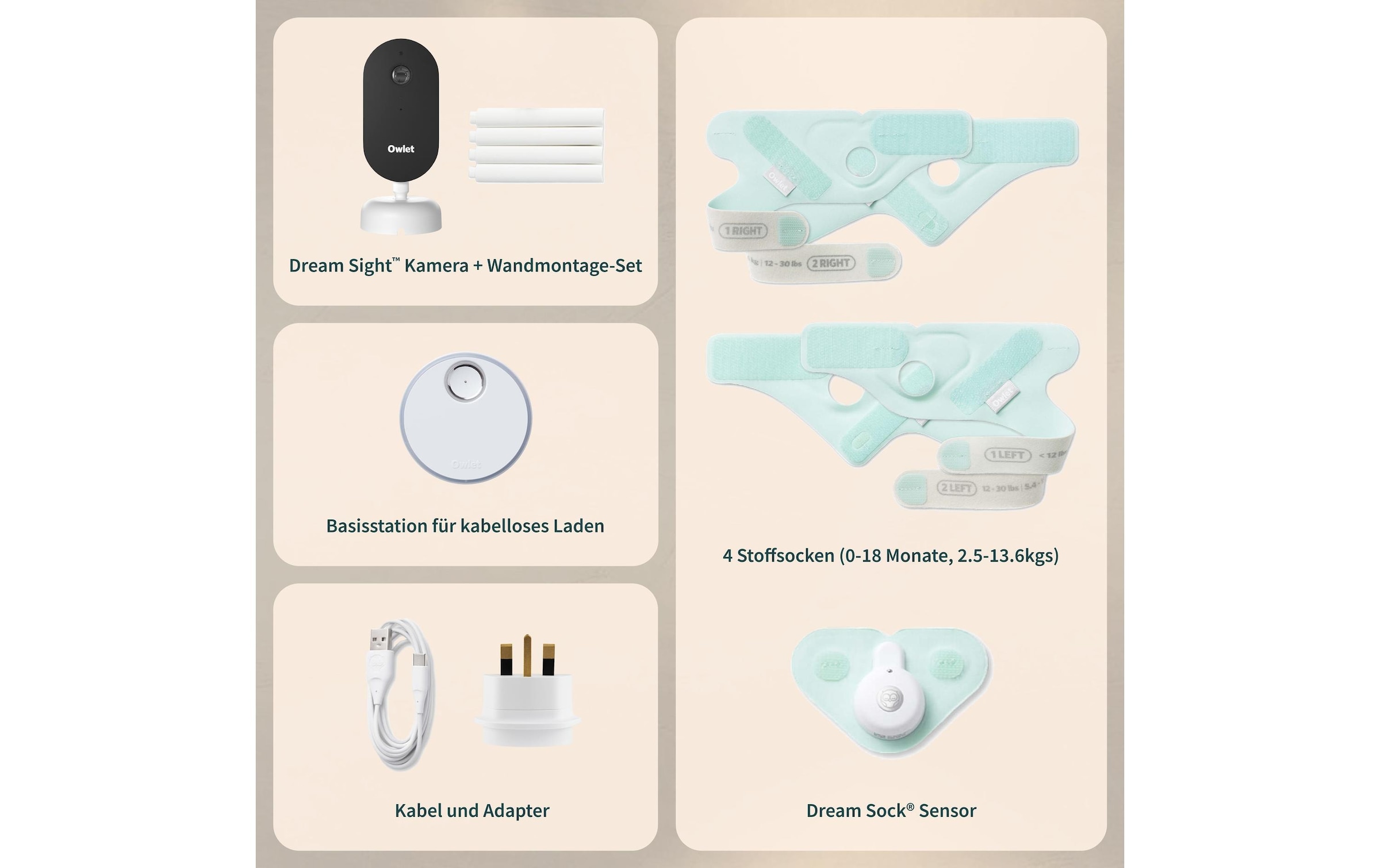   Babyphone vidéo »Owlet Dream Duo 3 Bedtime«