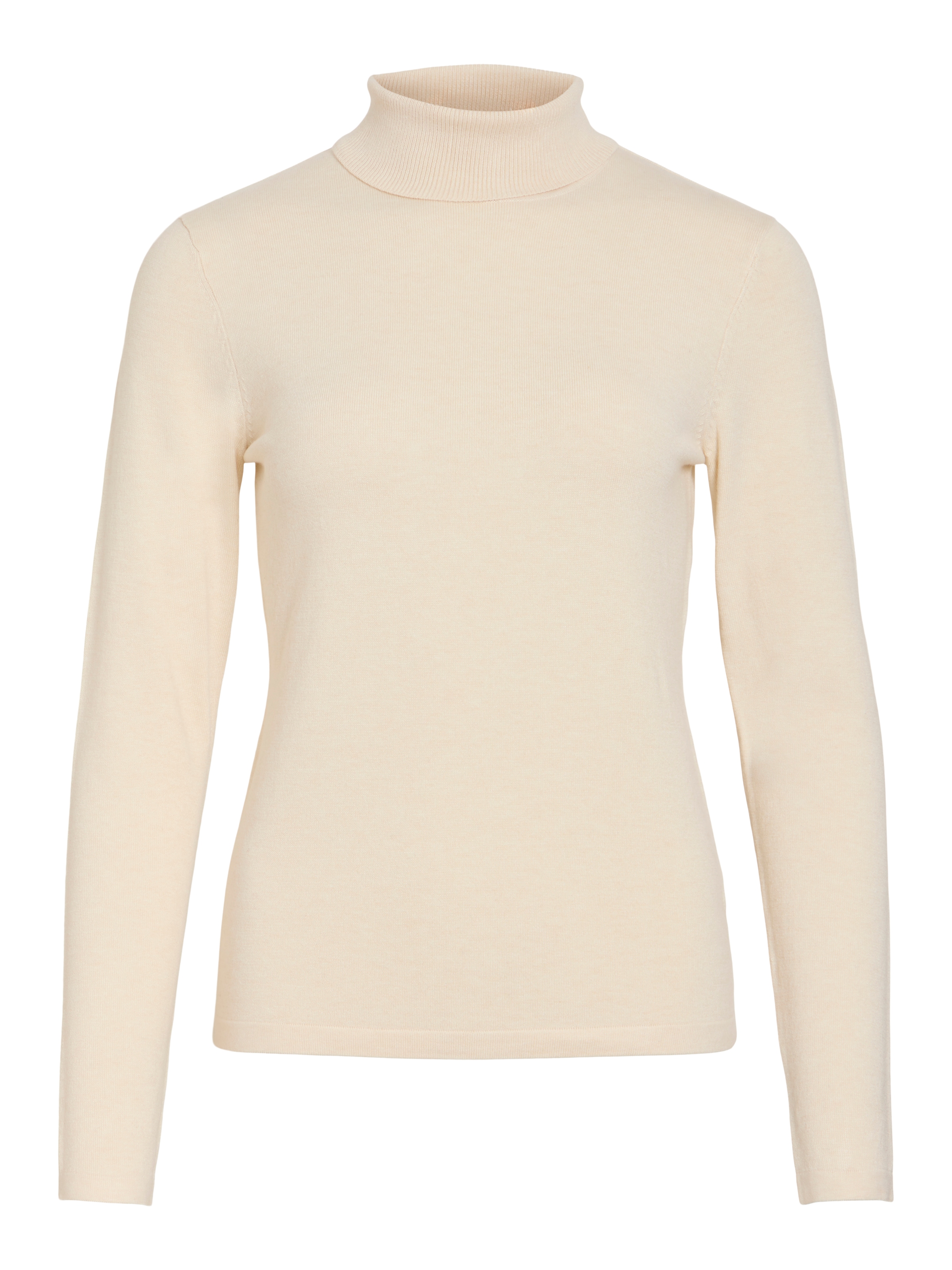 Vila Pull à col roulé »VIMALU ROLLNECK L/S KNIT TOP NOOS« mélange de matériaux