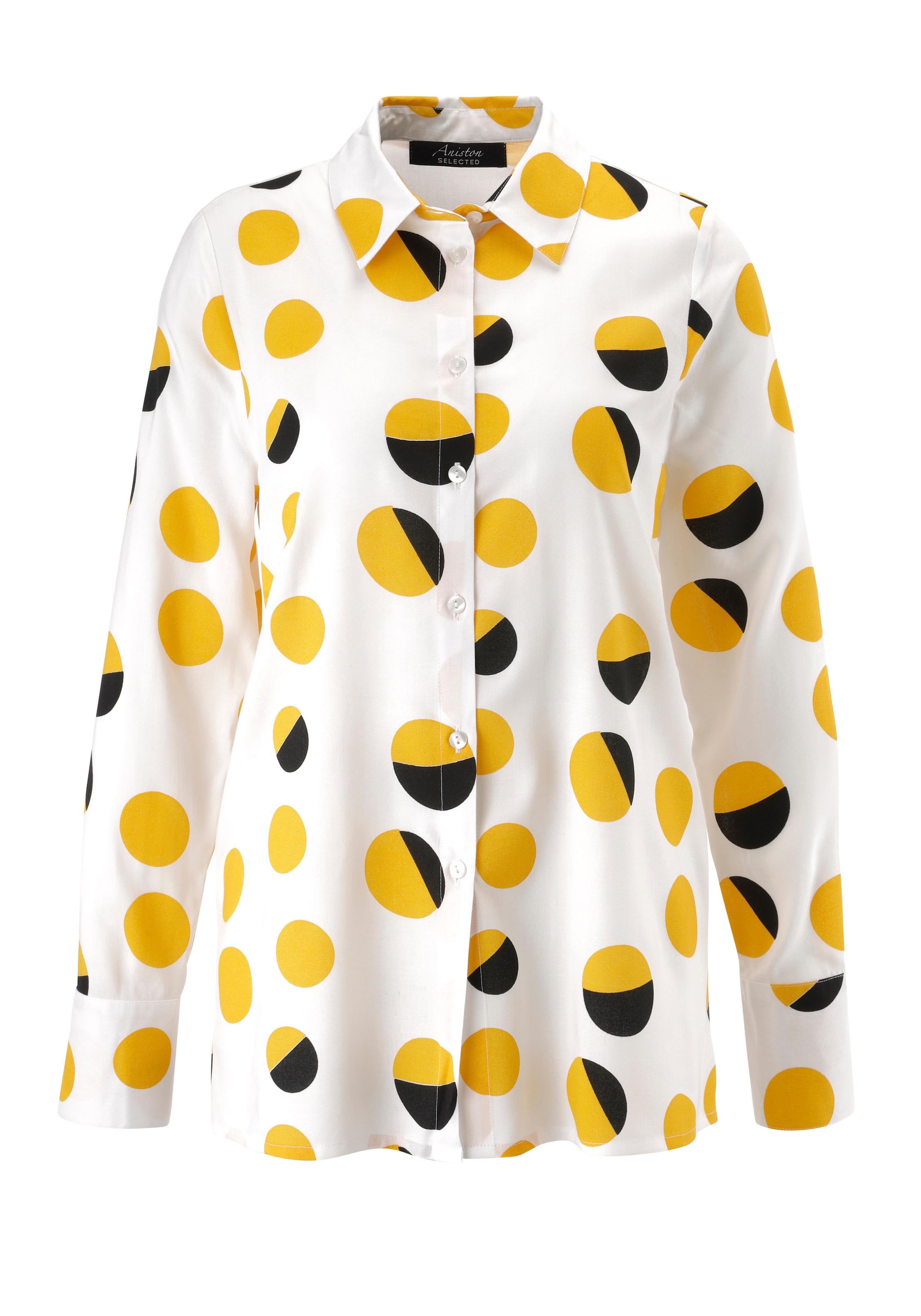 Aniston SELECTED Blouse chemise avec dégradé circulaire tendance et harmonieux