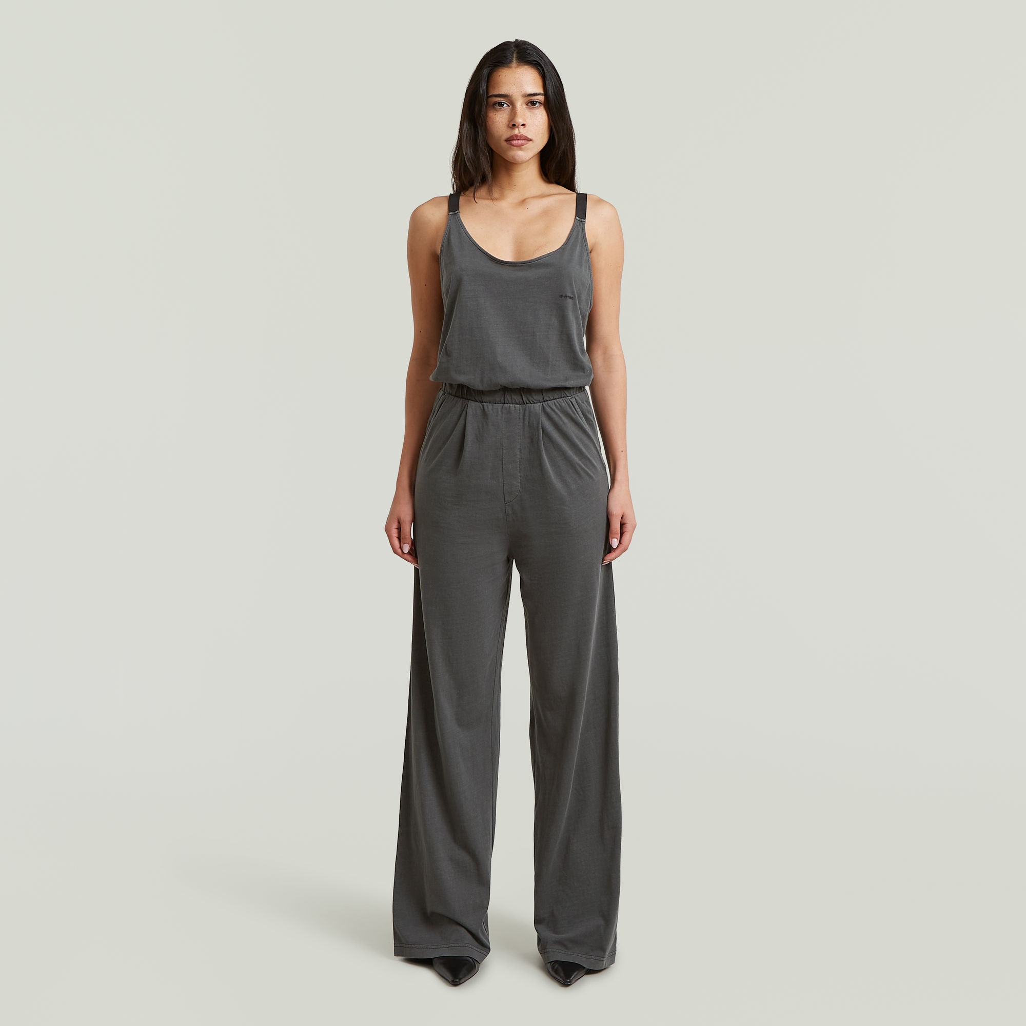 G-STAR Jumpsuit »Strappy Jumpsuit wmn« avec ceinture élastique, coupe Wide Leg